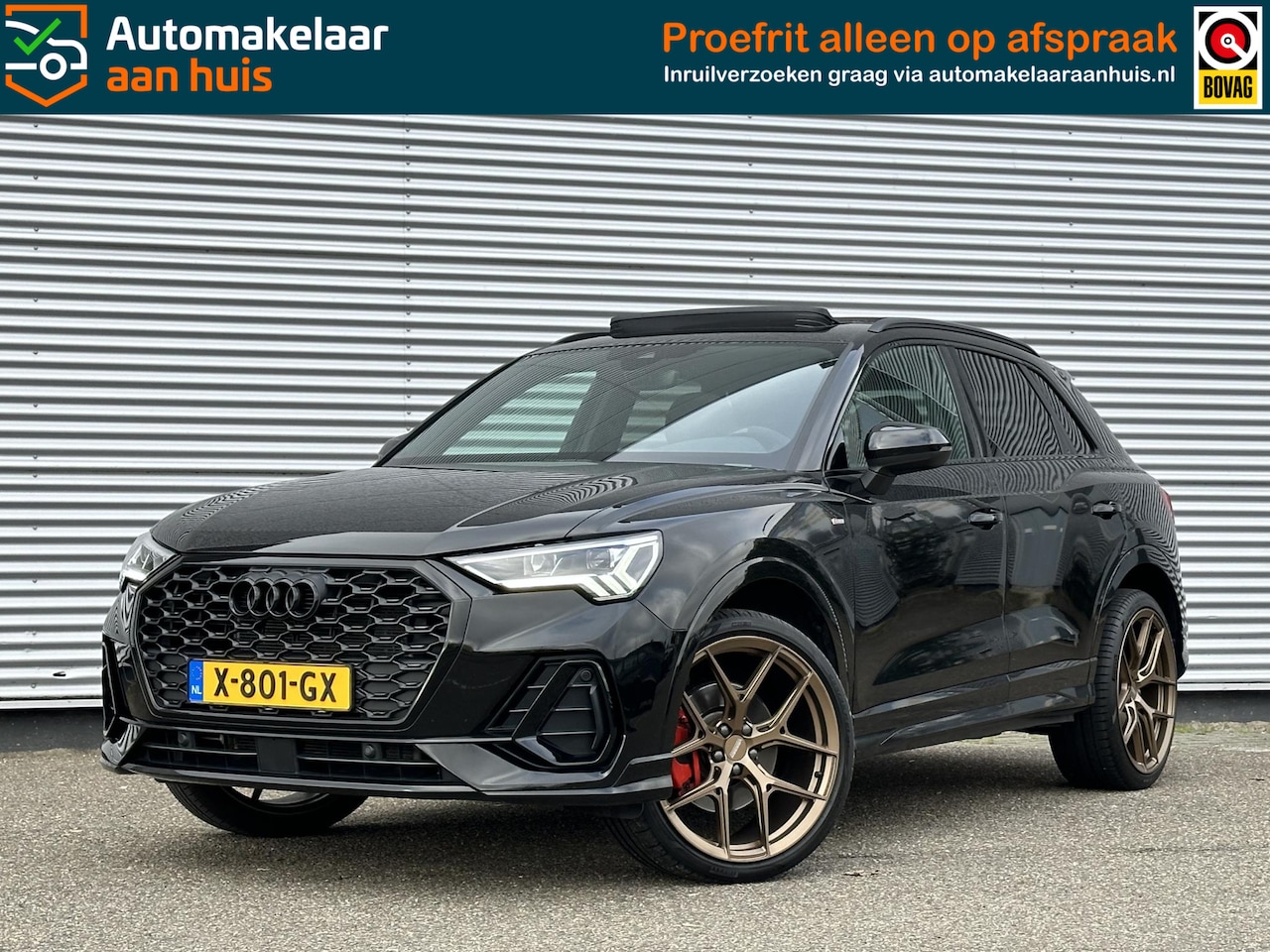 Audi Q3 - 40 TFSI 190PK quattro S-line DAK VOSSEN VELGEN MEMORY ACC VIRTUAL BLINDSPOT - AutoWereld.nl