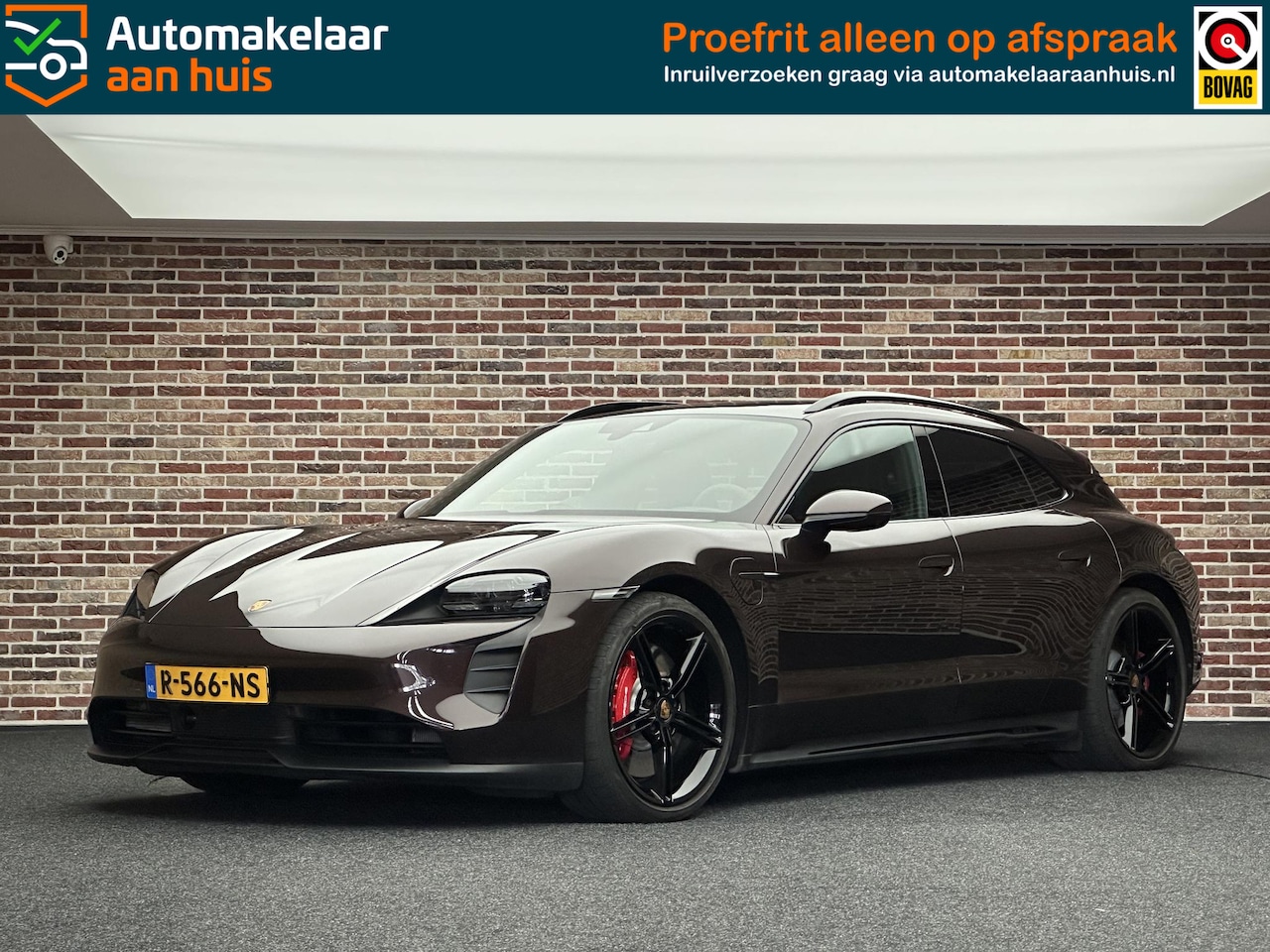 Porsche Taycan Sport Turismo - GTS 93 kWh PANO STOELVENTILATIE DUAL VIEW SFEER MEMORY 360 - AutoWereld.nl