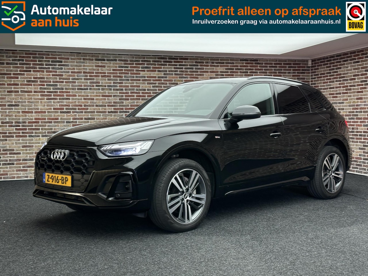 Audi Q5 - 50 TFSIe Hybrid S-line Met Dealer Garantie! VIRTUAL BLINDSPOT ZONNESCHERMEN - AutoWereld.nl