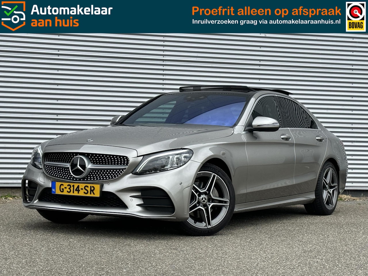 Mercedes-Benz C-klasse - 200 AMG DAK Alcantara/leder ACC Apple Carplay Sfeer - AutoWereld.nl