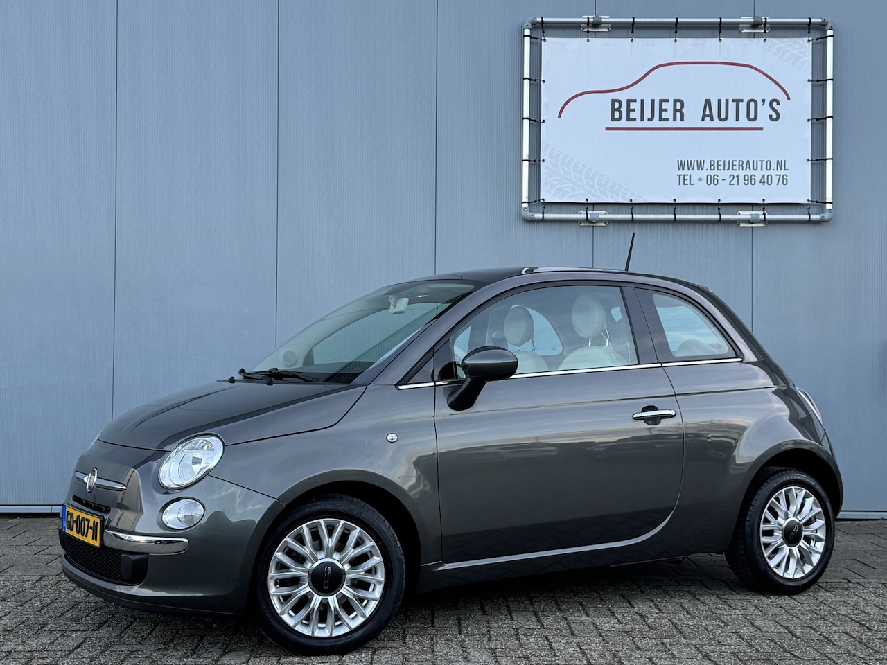 Fiat 500 - 0.9 TwinAir Turbo Lounge Panoramadak/16 Inch. - AutoWereld.nl