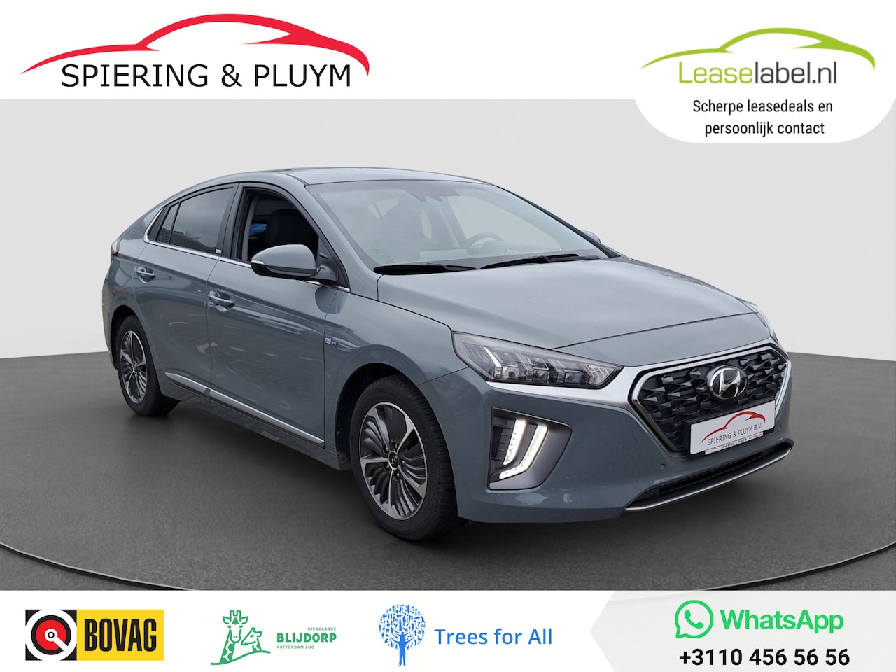 Hyundai IONIQ - 1.6 GDi PHEV Premium | Volleder | Stoelventil. | Blind Spot! - AutoWereld.nl