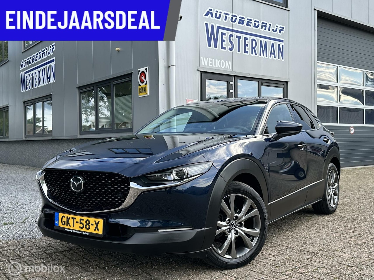 Mazda CX-30 - 2.0 e-SkyActiv-X M Hybrid Luxury Aut Acc 360° Camera Bose Head-up etc. - AutoWereld.nl