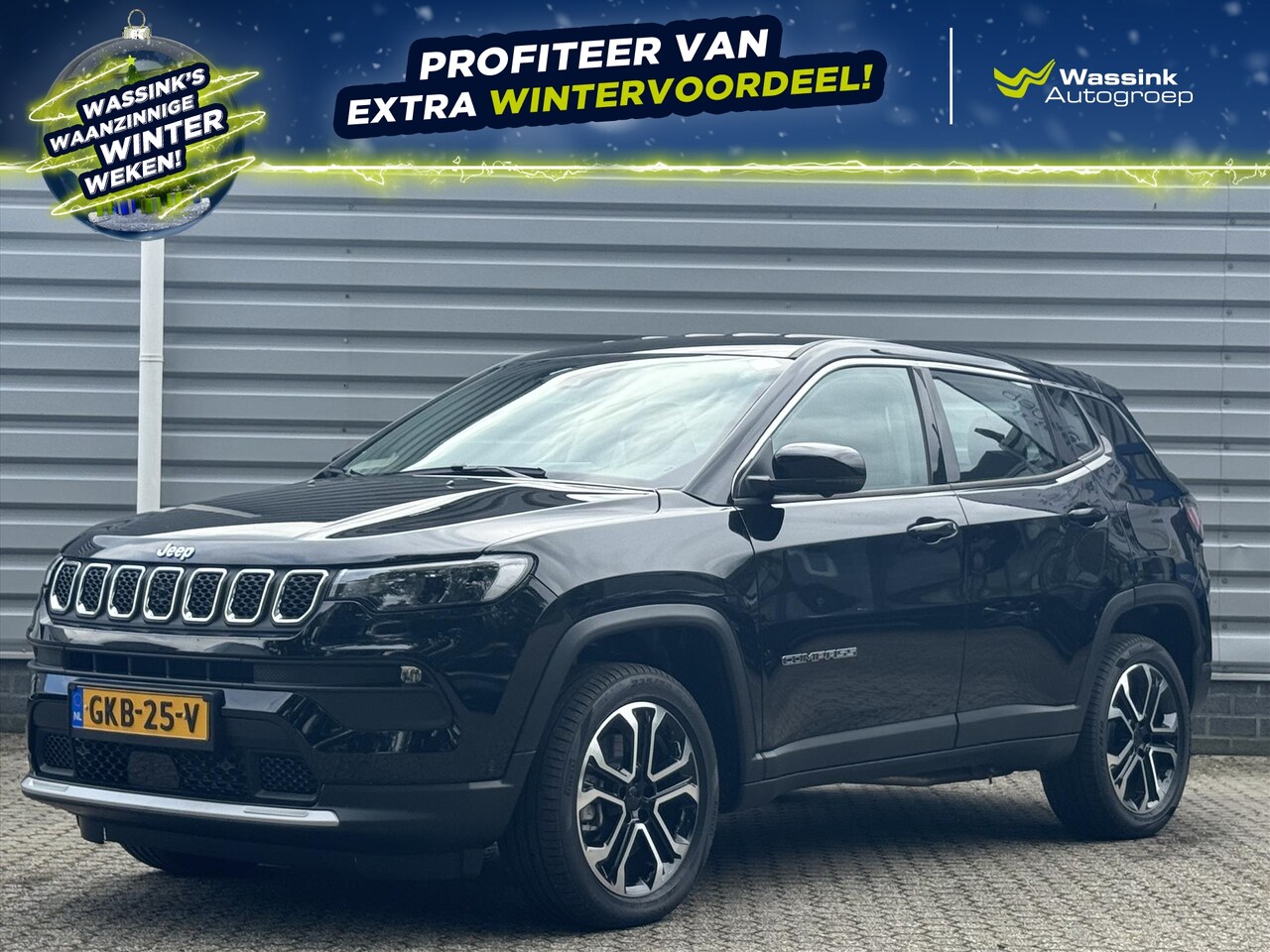 Jeep Compass - 1.3T 4XE 190pk Altitude | Carplay | Winter Pack | Safety Pack - AutoWereld.nl