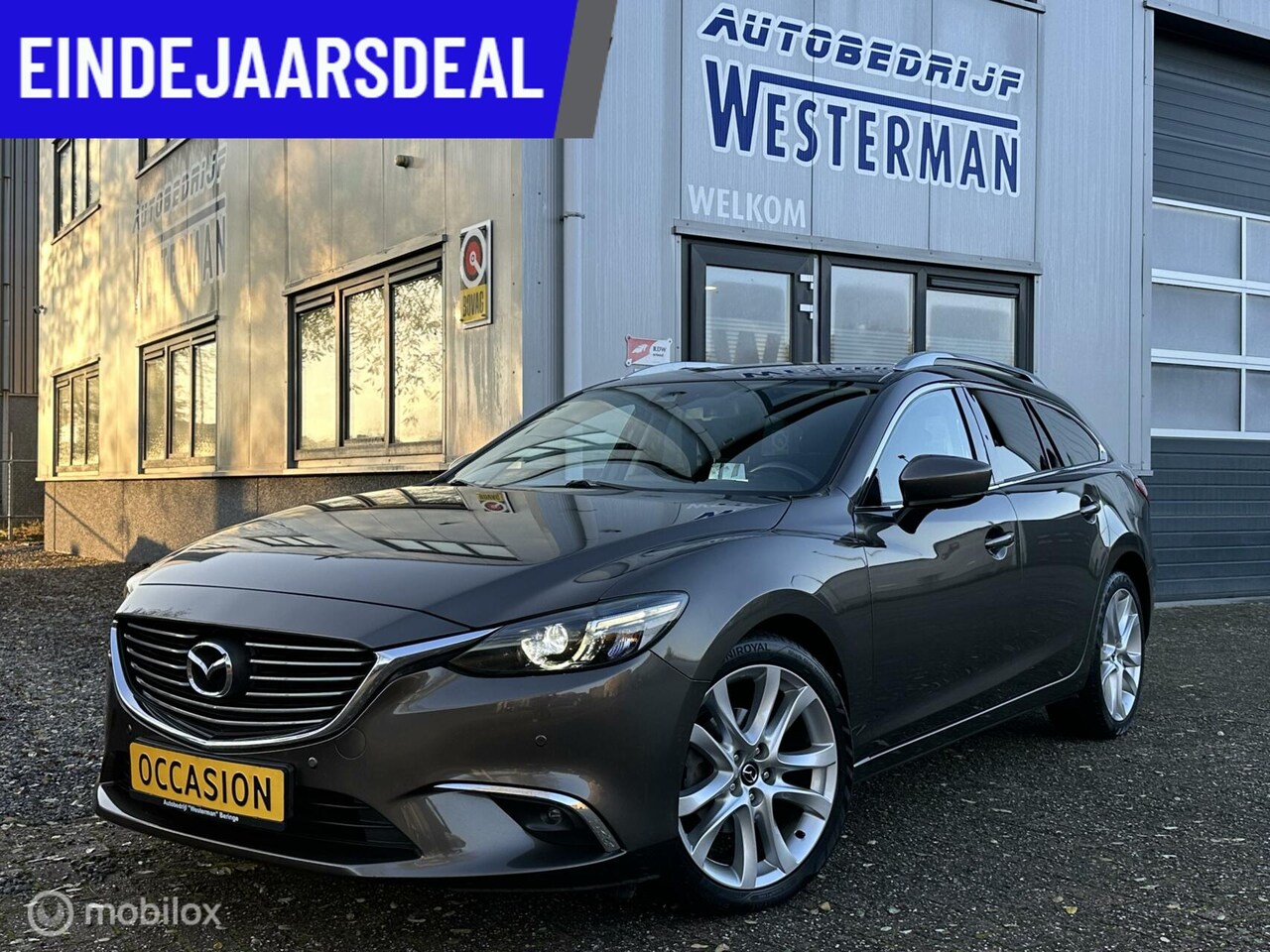 Mazda 6 Sportbreak - 2.5 SkyActiv-G 192 GT-M Clima Cruise Navi Led Bose Standkachel etc - AutoWereld.nl