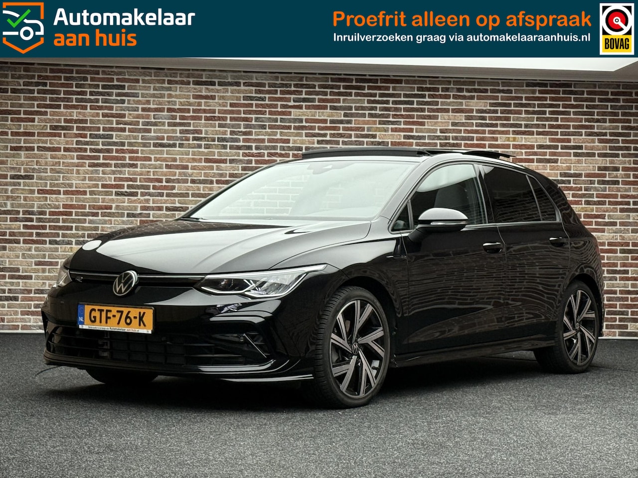 Volkswagen Golf - 1.5 eTSI R-Line DAK SFEER FABRIEKSGARANTIE - AutoWereld.nl