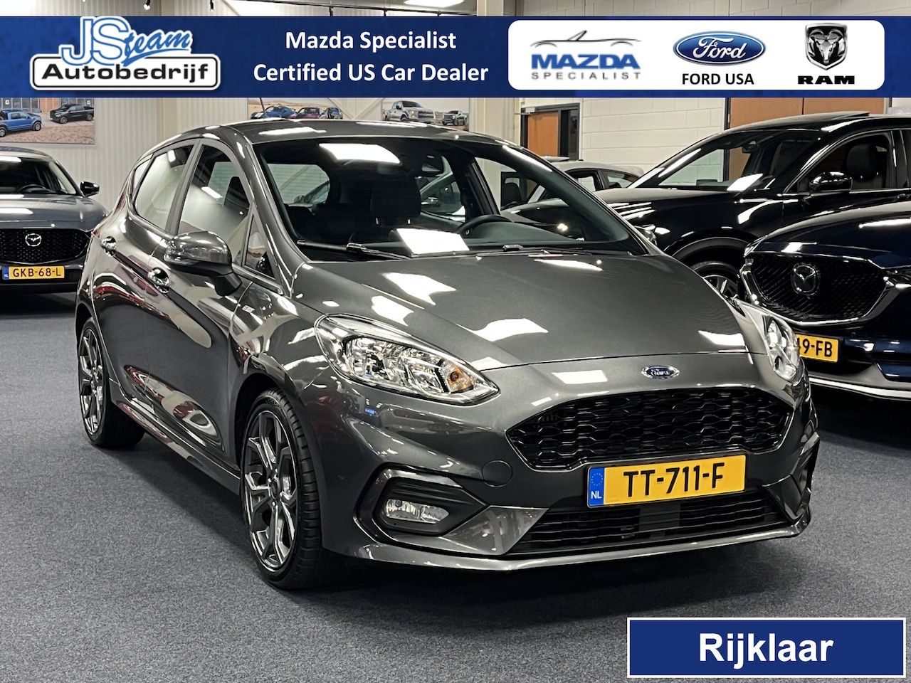 Ford Fiesta - 1.0 EcoBoost ST Line 100PK Navi | Half Leer | Apple CarPlay | 17inch | PDC - AutoWereld.nl