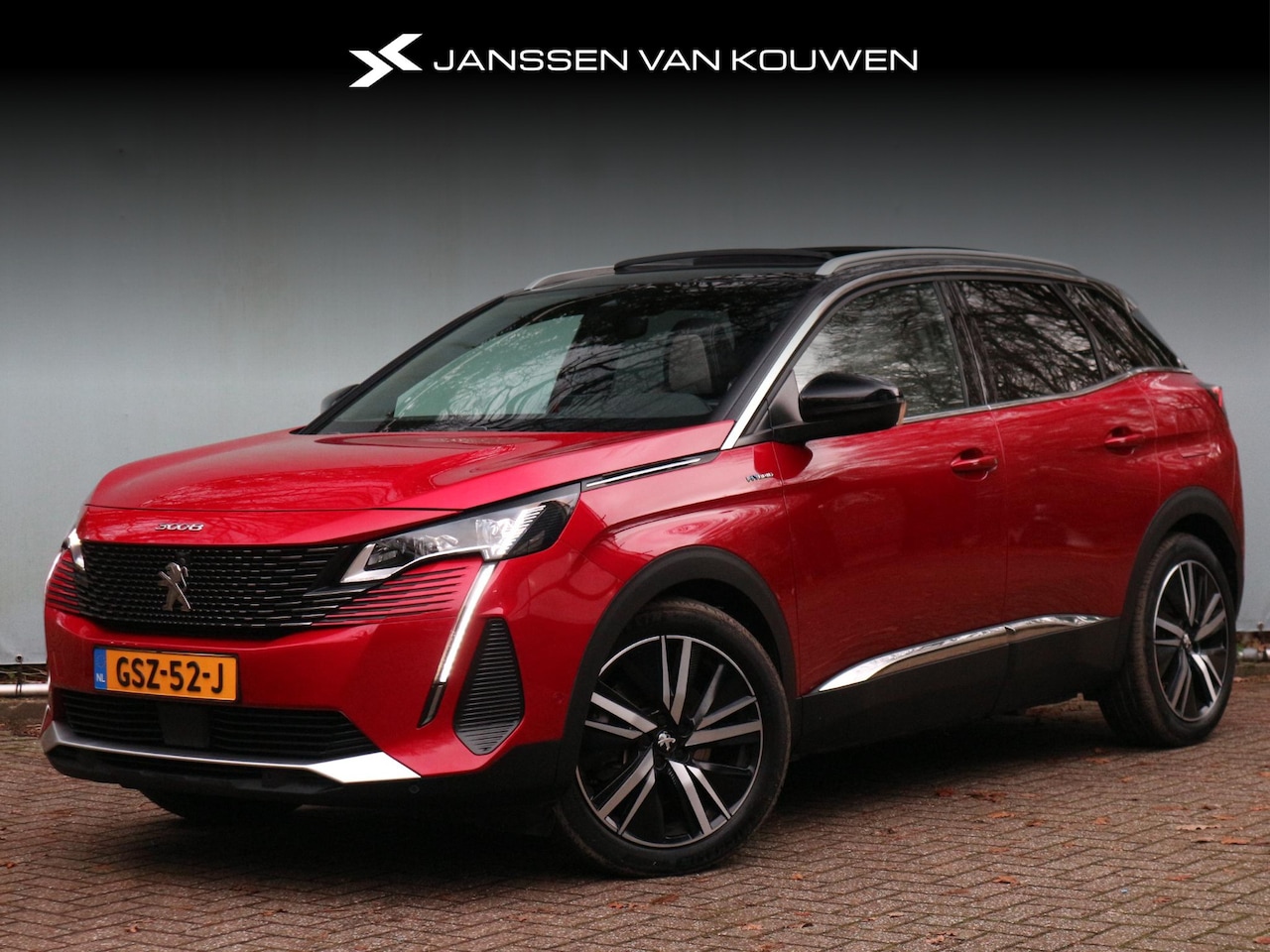 Peugeot 3008 - 1.6 HYbrid 225 GT / Schuif-/kanteldak / HiFi Audio / Massagestoelen / Elektrische Achterkl - AutoWereld.nl