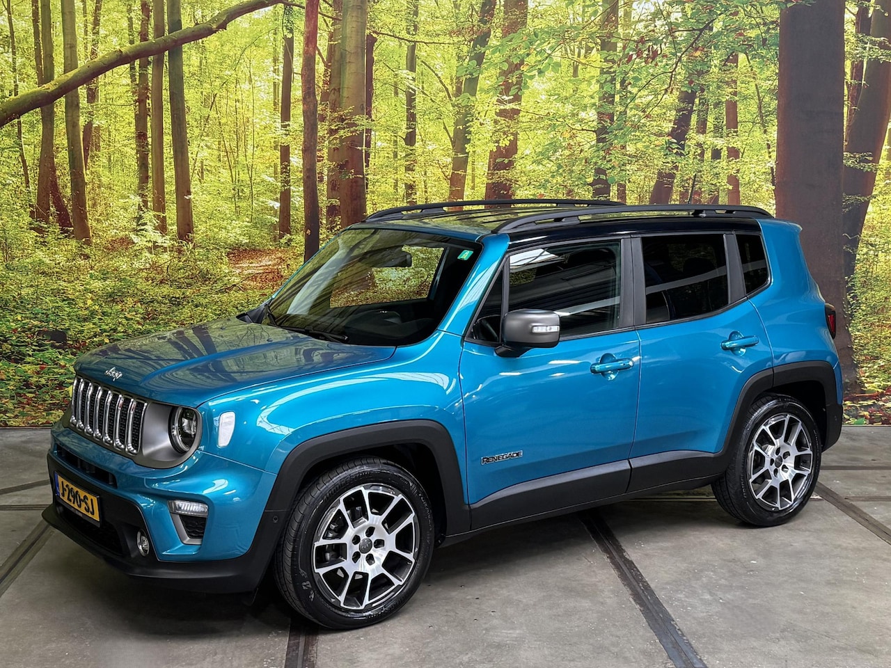 Jeep Renegade - 1.3T DDCT Limited Automaat LED Koplampen Navi Camera Keyless 19 Inch DAB Rijstrook Apple C - AutoWereld.nl