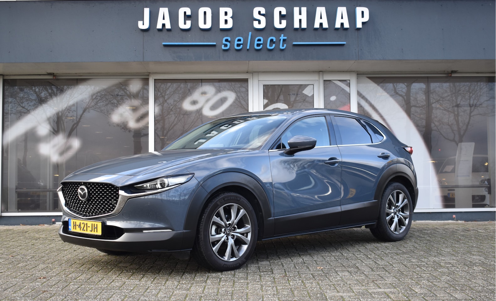 Mazda CX-30 - 2.0 e-SkyActiv-X M Hybrid Luxury / Navi / Clima / Adapt. Cruise / Leder - AutoWereld.nl