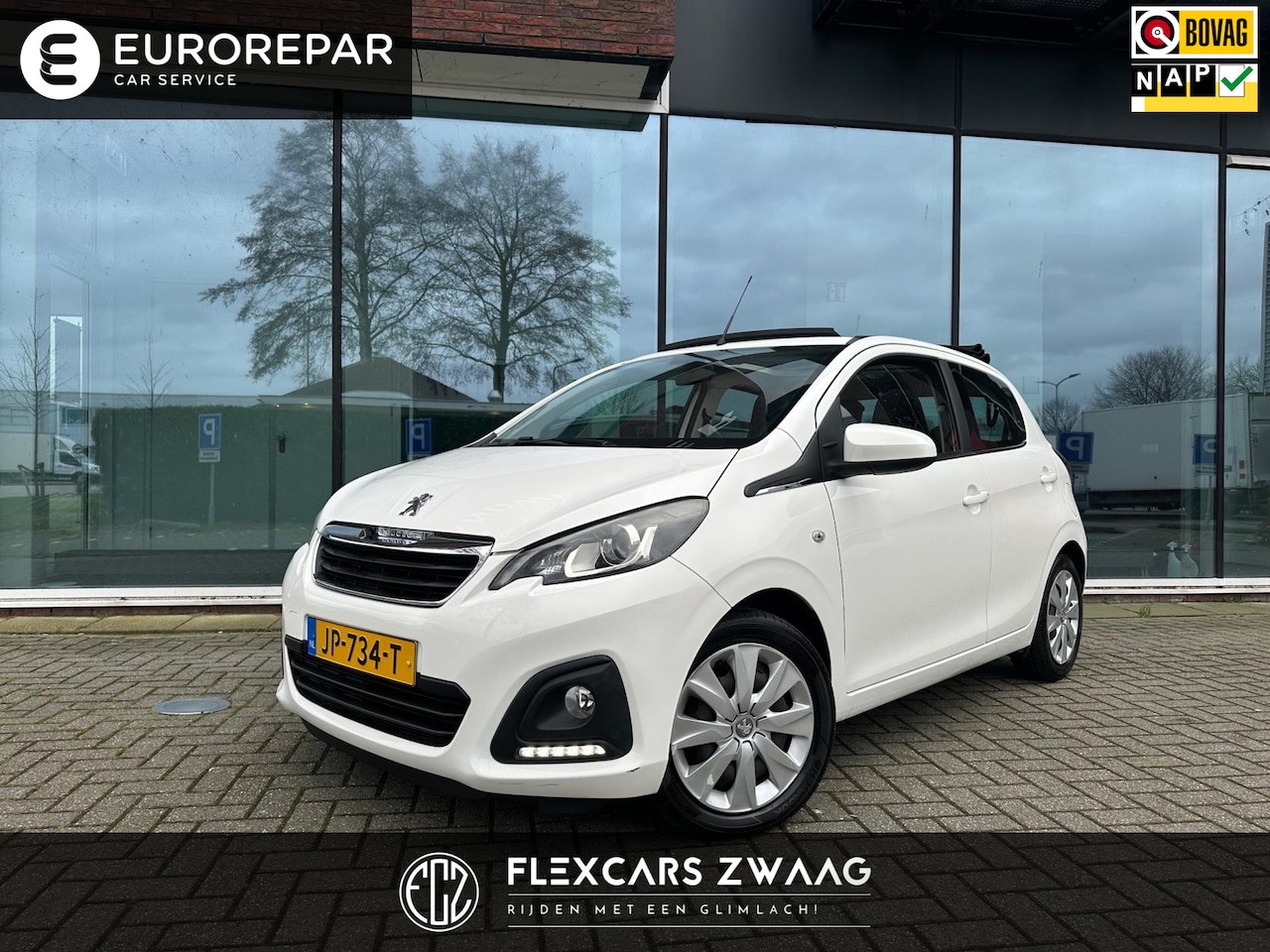 Peugeot 108 - 1.0 e-VTi Active TOP! - Airco - Opendak - LED - Org.NL - AutoWereld.nl