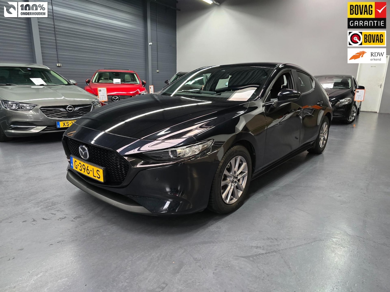 Mazda 3 - 2.0 e-SkyActiv-G M Hybrid 122 Bose CAMERA LEDER HEAD-UP ACC NAP NL AUTO - AutoWereld.nl