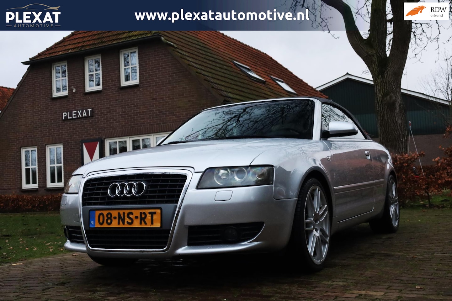 Audi A4 Cabriolet - 2.4 V6 Aut. | S-Line | 6- Cilinder | Automaat | 19 inch | Cruise Control | Volledige Histo - AutoWereld.nl