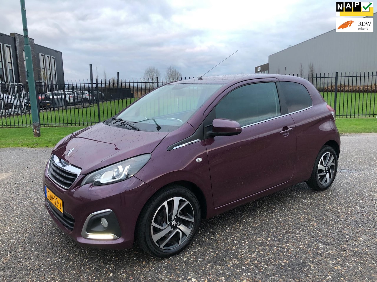 Peugeot 108 - 1.2 VTi Allure Airco Bluetooth Stoelverwarming Bj 2014 - AutoWereld.nl