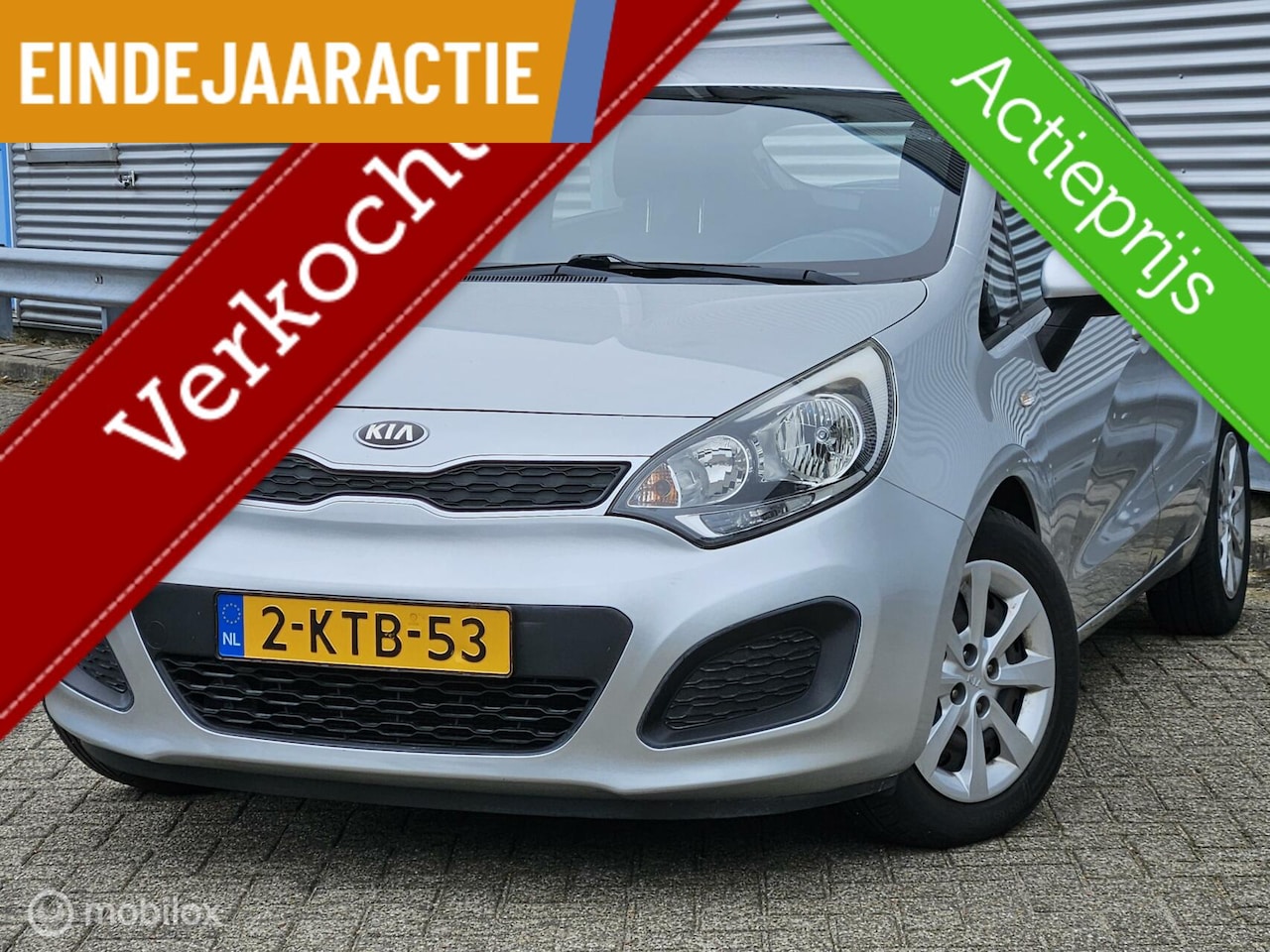 Kia Rio - 1.2 CVVT ACTIE ACTIE WEG=WEG Airco Navi DEALER ONDERHOUDEN - AutoWereld.nl