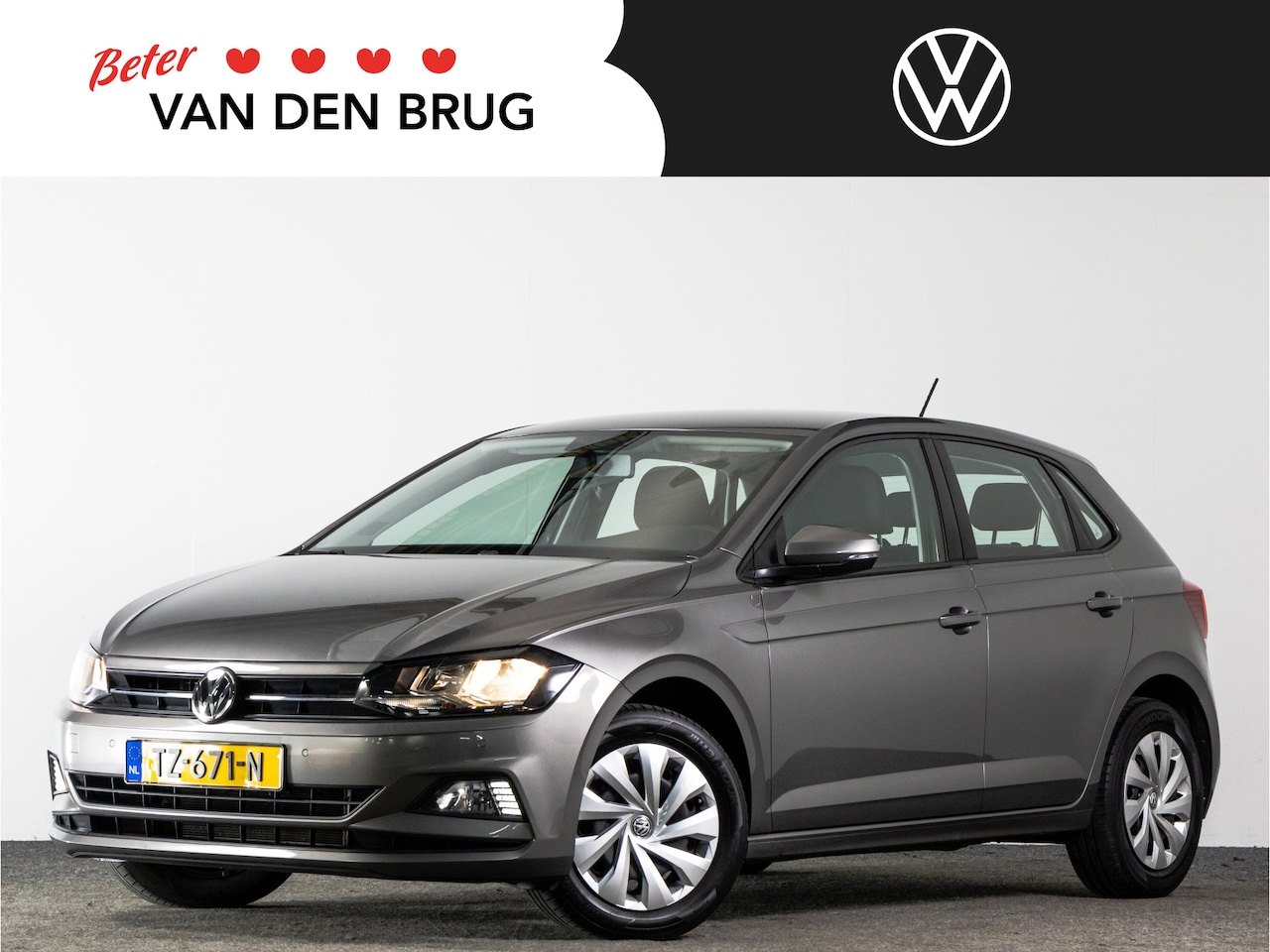 Volkswagen Polo - 1.0 TSI 95 PK Comfortline | Navigatie | Adaptieve Cruise Control | DAB + | - AutoWereld.nl