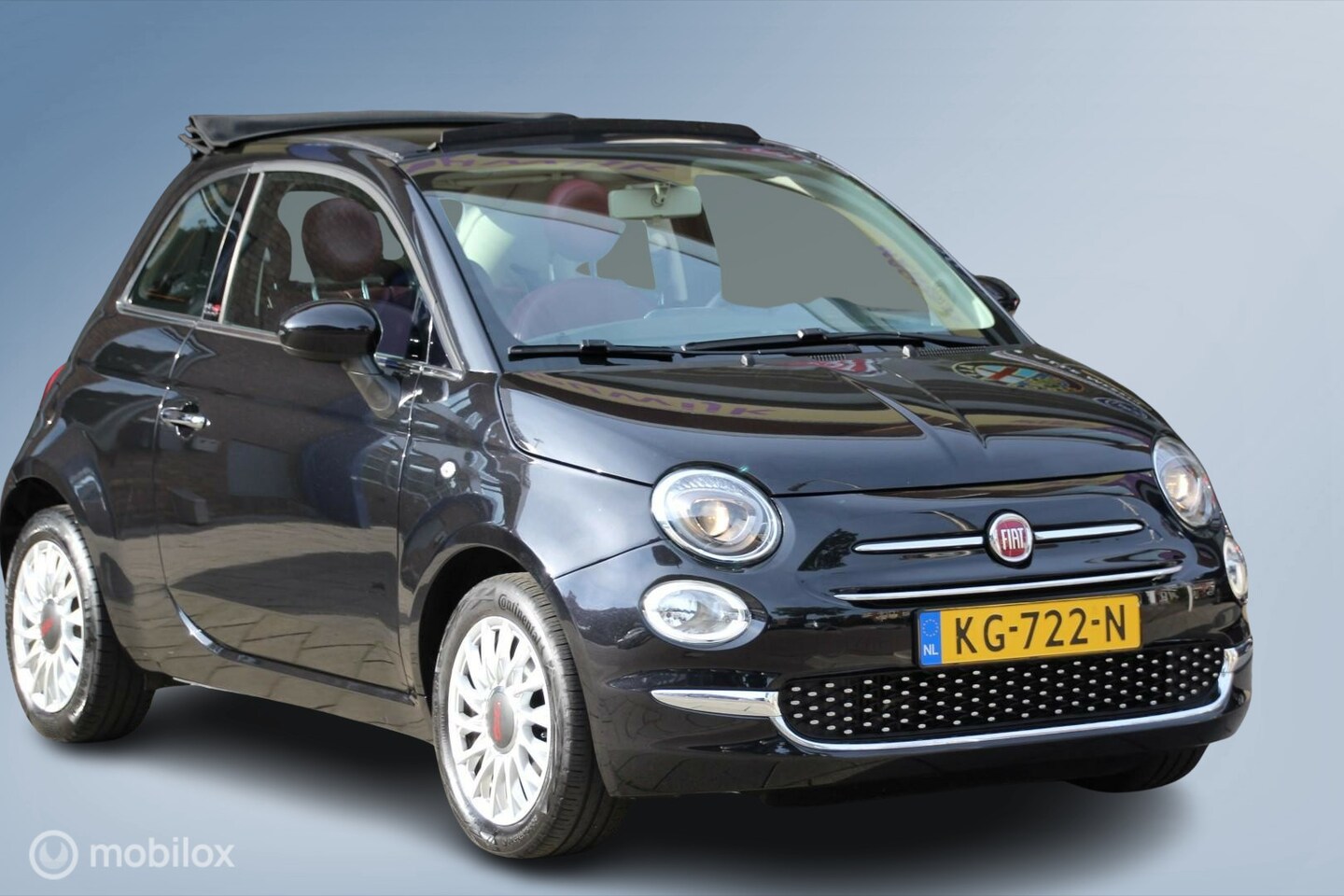 Fiat 500 C - TwinAir Turbo 80 Cabrio Lounge, Lederen bekleding - AutoWereld.nl