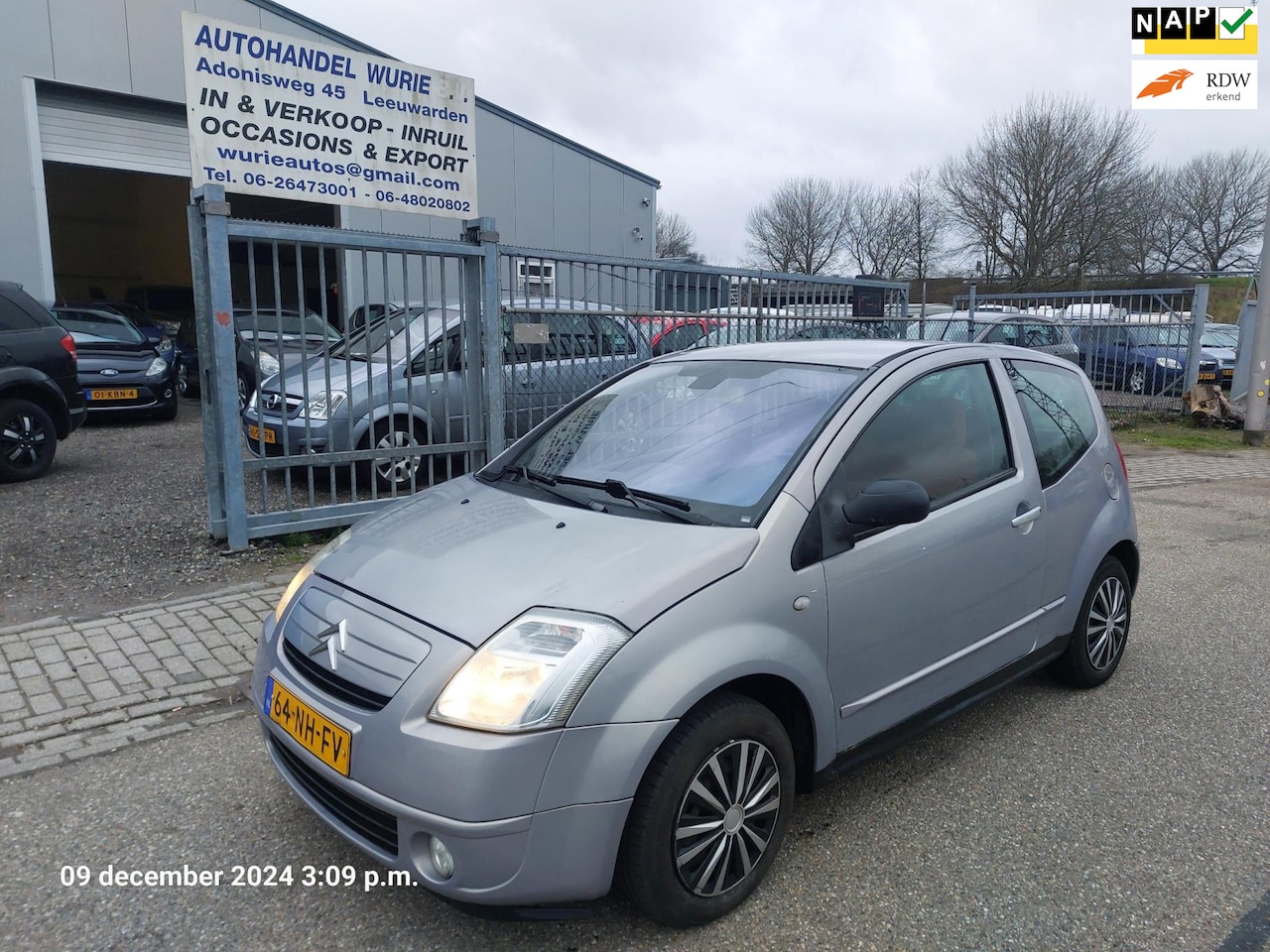 Citroën C2 - 1.4i Ligne Ambiance/3D/Automaat/Apk 20-11-2025 - AutoWereld.nl