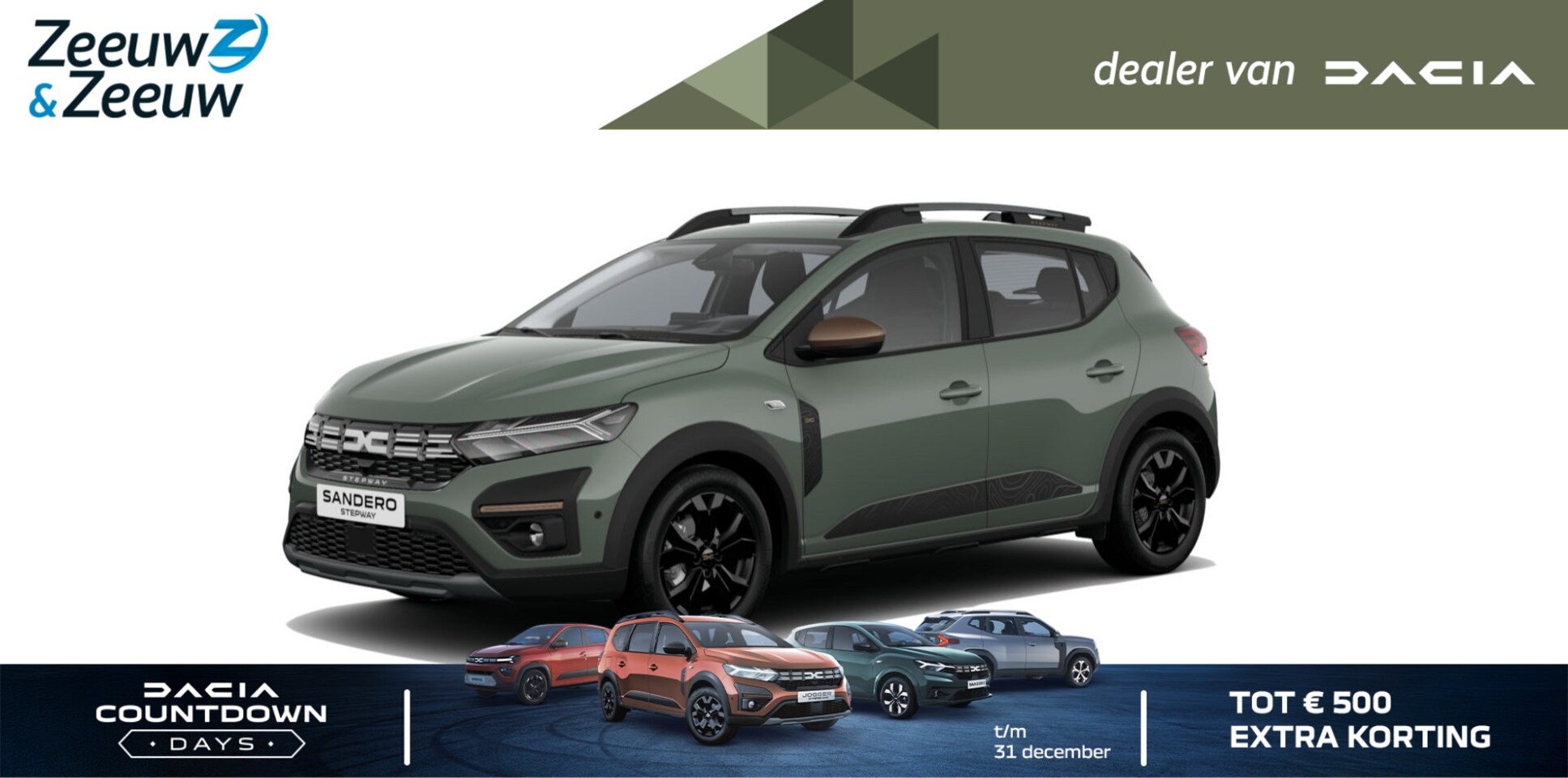 Dacia Sandero Stepway - TCe 90 CVT Extreme |  Nieuw te bestellen met €250 korting! | Climate Control | Apple Carpl - AutoWereld.nl