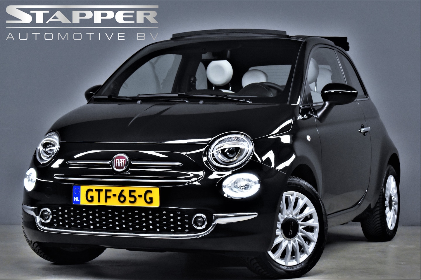 Fiat 500 C - 1.0 Hybrid 70pk Dolcevita Sportstoelen/H.Leer/Navi/Cruise/Climate/Dab/Led/Pdc/Lmv - AutoWereld.nl