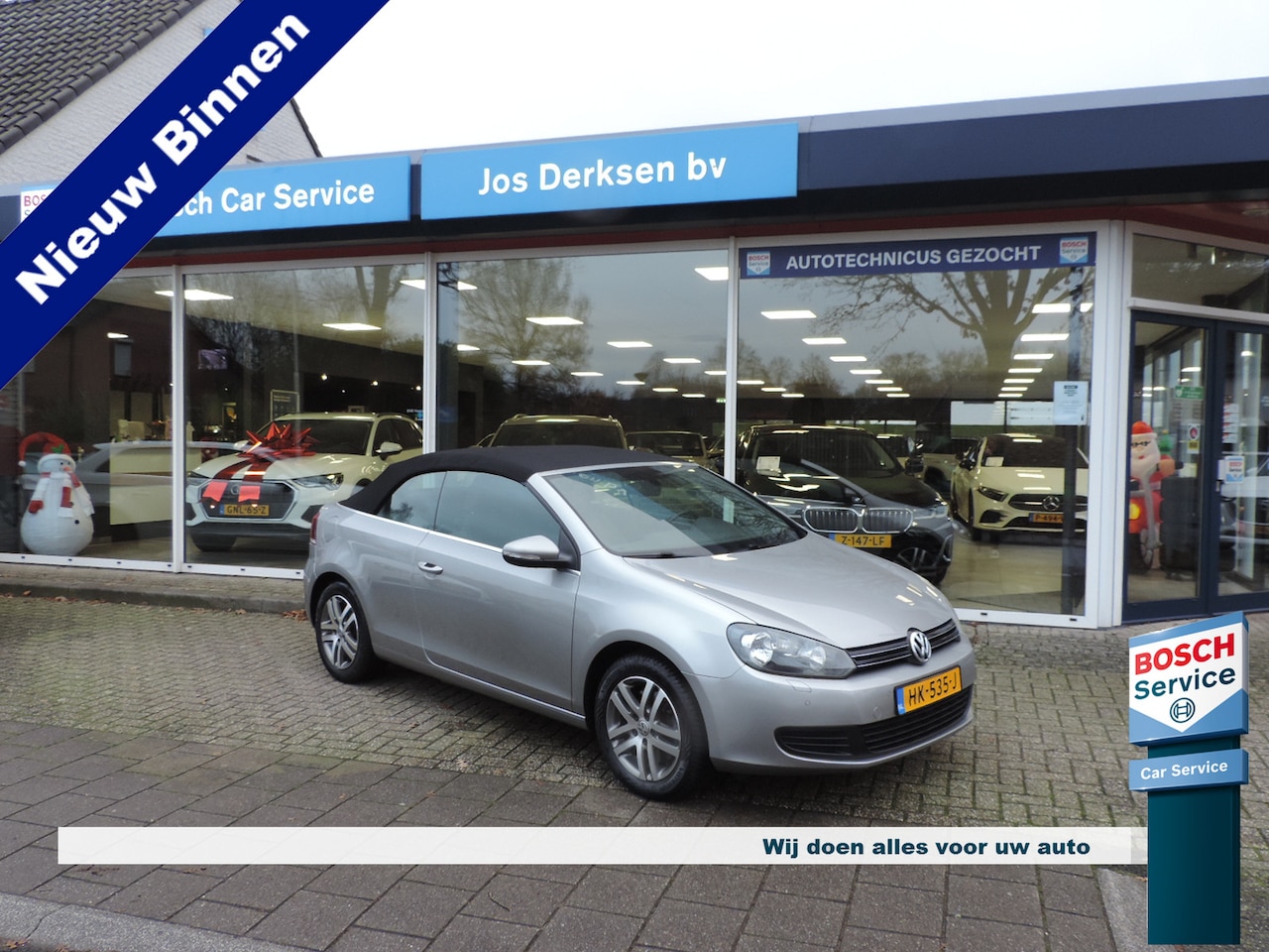 Volkswagen Golf Cabriolet - 1.4 TSI 150PK DSG - Leer  | Nav | PDC v+a | Stoelverwarm. | Alarm | Windschot - AutoWereld.nl