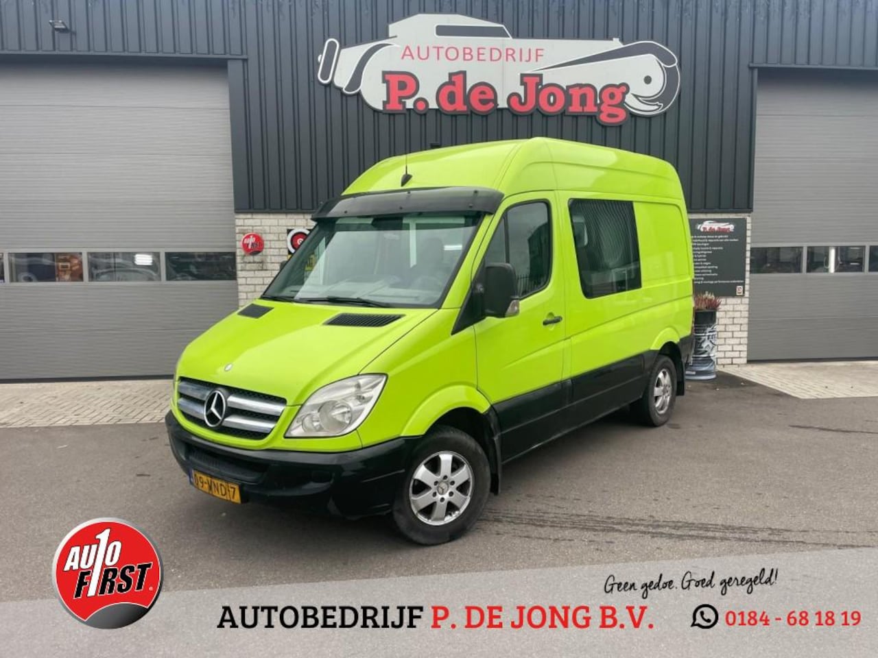 Mercedes-Benz Sprinter - 318 CDI 184 Pk 6 Cilinder Dubbel Cabine Automaat L1-H2 - AutoWereld.nl