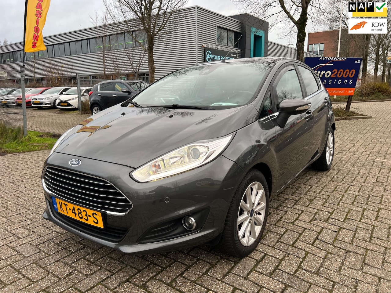 Ford Fiesta - 1.0 EcoBoost Titanium - AIRCO - NIEUWE APK ! - AutoWereld.nl