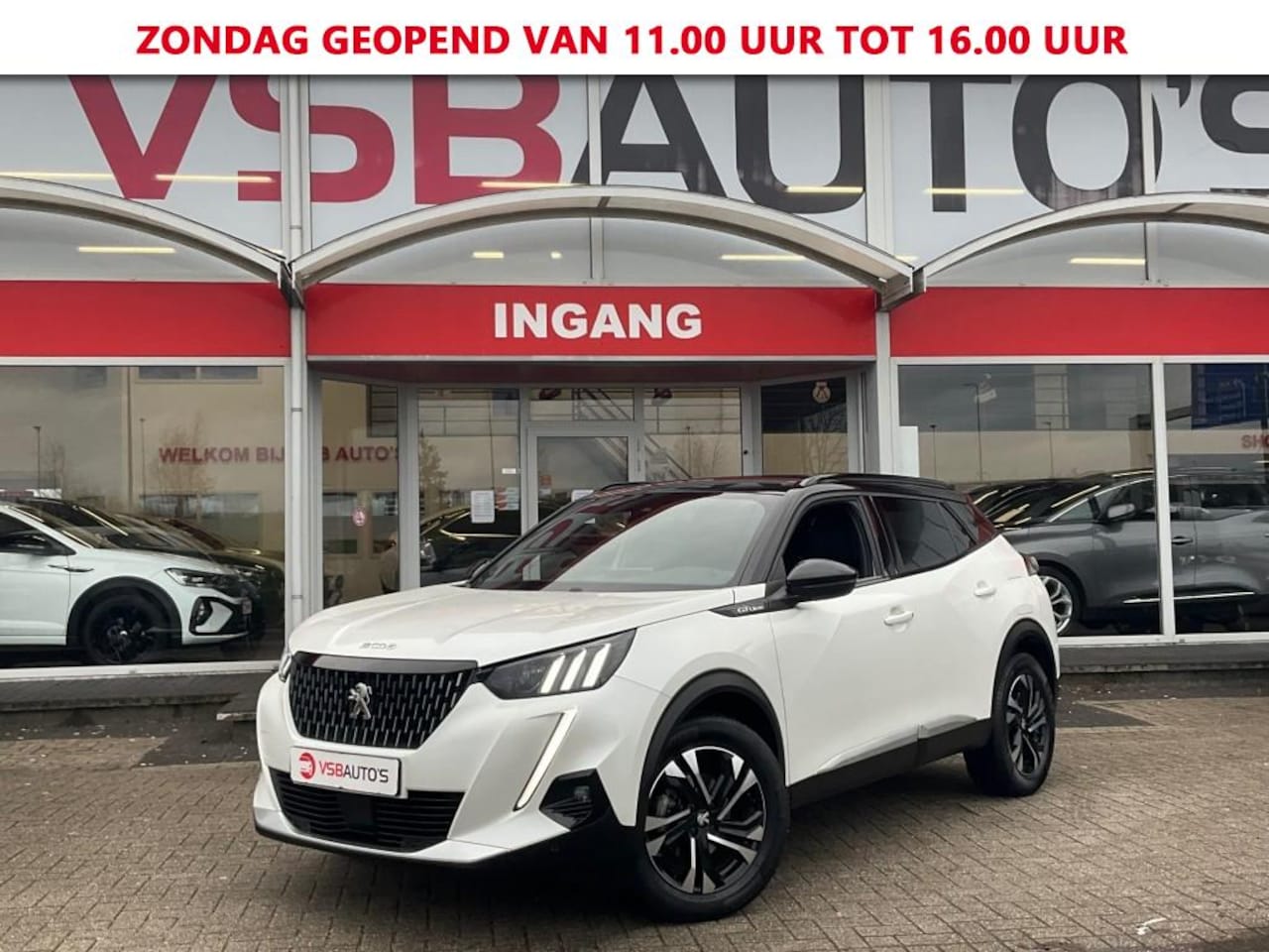 Peugeot 2008 - 1.2 PURETECH AUT. 130PK GT-LINE HALF-LEER NAVI CAMERA CARPLAY - AutoWereld.nl