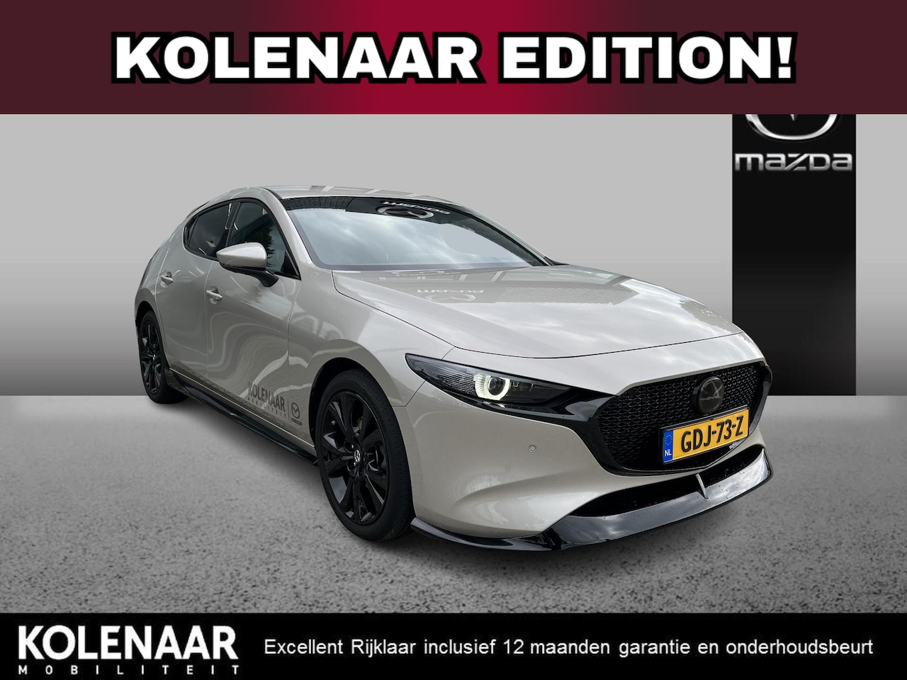 Mazda 3 - Automaat 2.0 e-Sky-G 150 Exclusive-Line Black Edition/€8354,- voordeel/BOMVOL!/Aero Pack/D - AutoWereld.nl