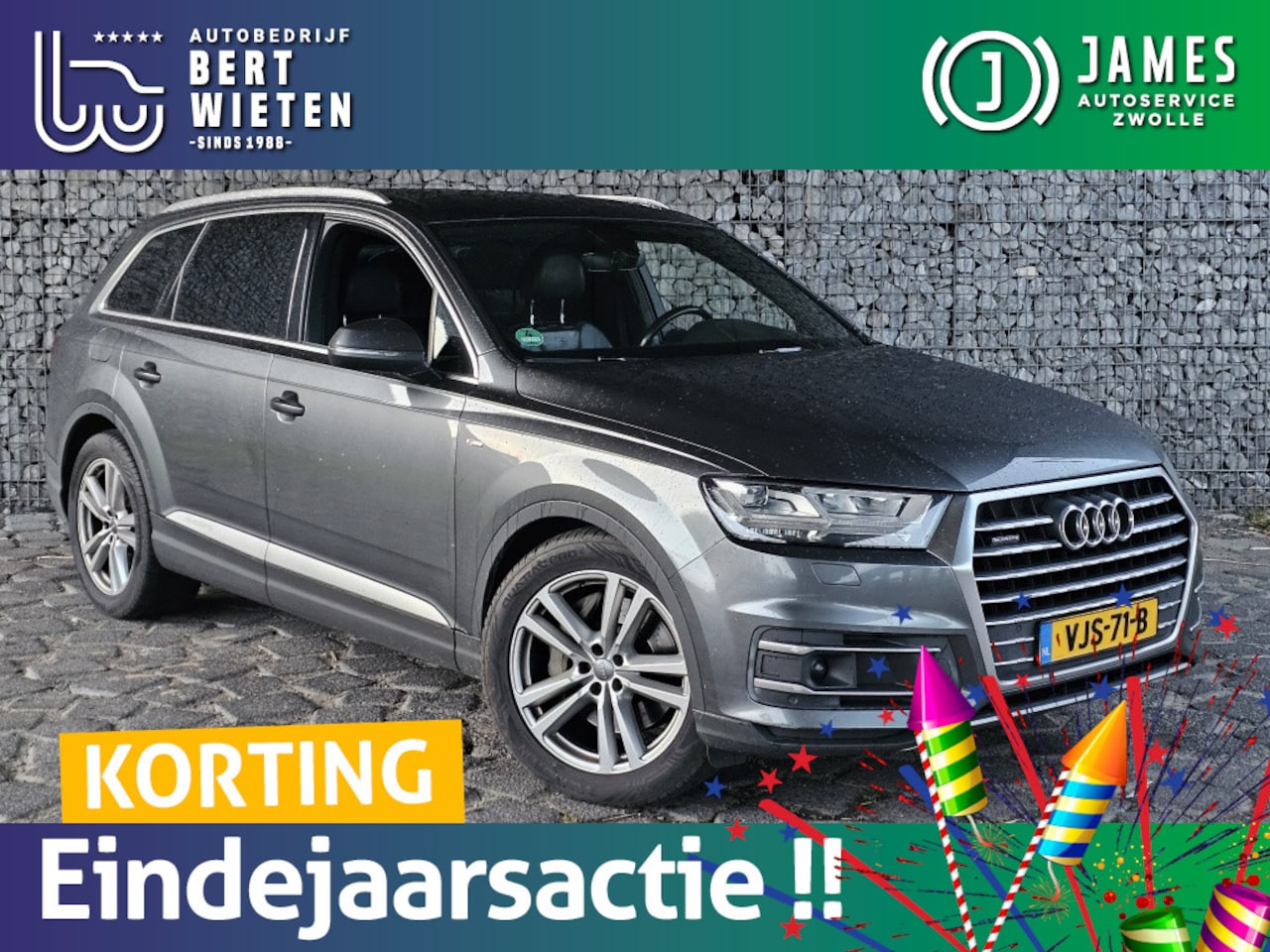 Audi Q7 - 3.0 TDI V6 | Grijs kenteken | Trekhaak | S Line | Navi - AutoWereld.nl