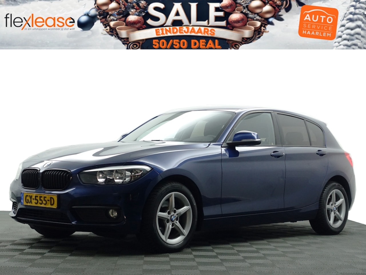 BMW 1-serie - 116d M Sport High Exe Aut- NAP 60 DKM, Navi, Led, Clima, Cruise, Dynamic Select, Keyless - AutoWereld.nl