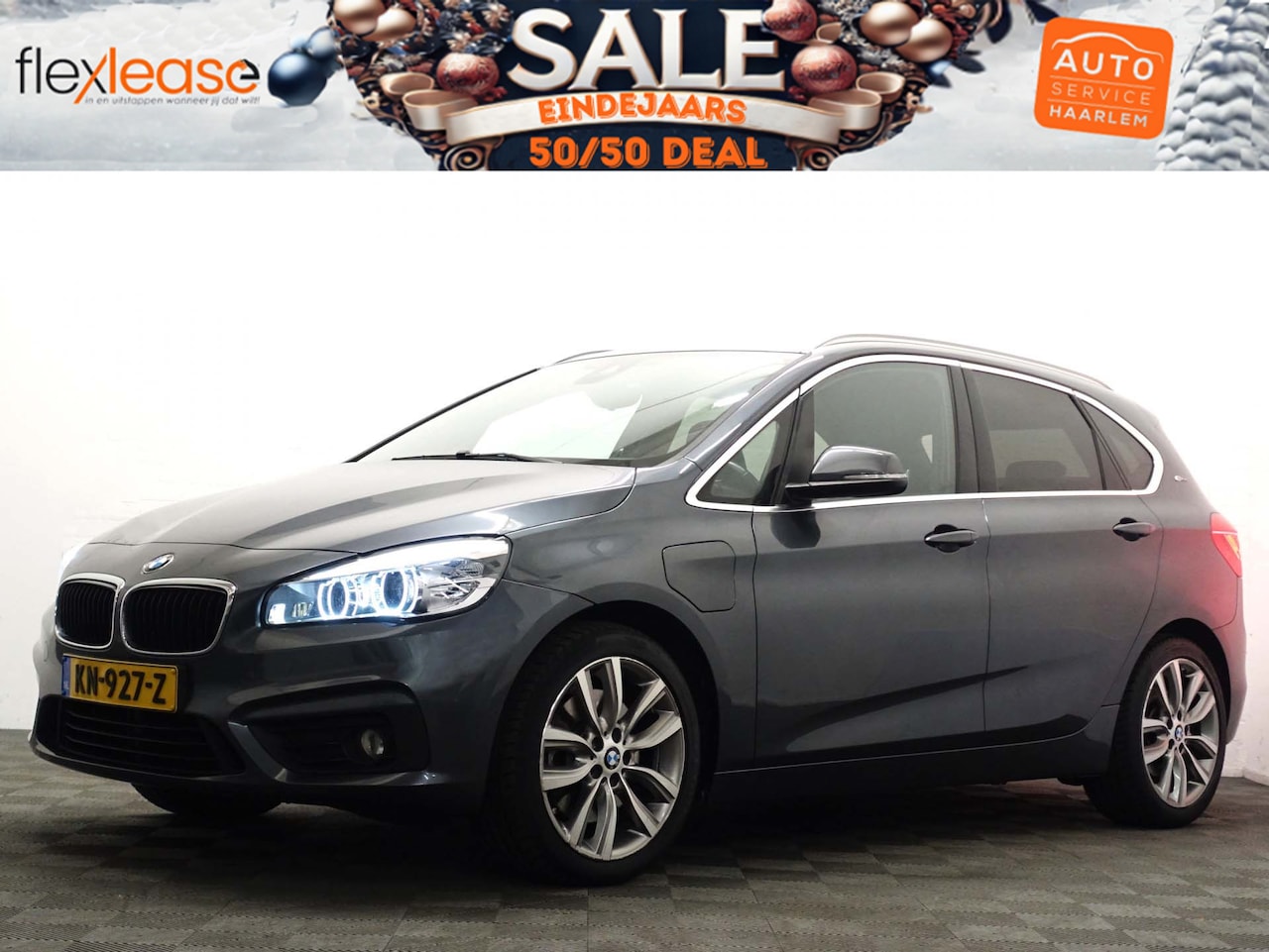 BMW 2-serie Active Tourer - 225xe M Sport Aut- Sport Leder Interieur, Xenon Led, Navi Pro, Park Assist, Stoelverwarmin - AutoWereld.nl