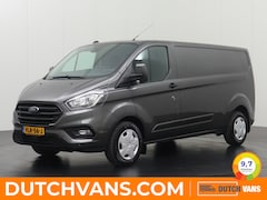 Ford Transit Custom - 2.0TDCI 130PK Lang | 2800Kg Trekhaak | Navigatie | Camera | Airco | 3-Persoons