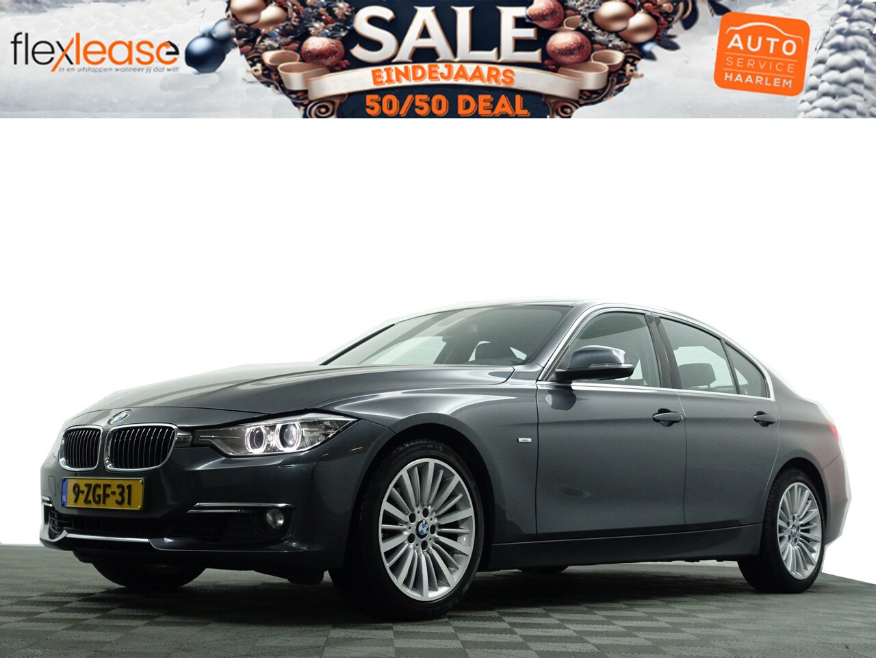 BMW 3-serie - 320i M Sport High Executive Aut- Xenon Led, Navi pro, Leder, Sfeerverlichting, Park Assist - AutoWereld.nl