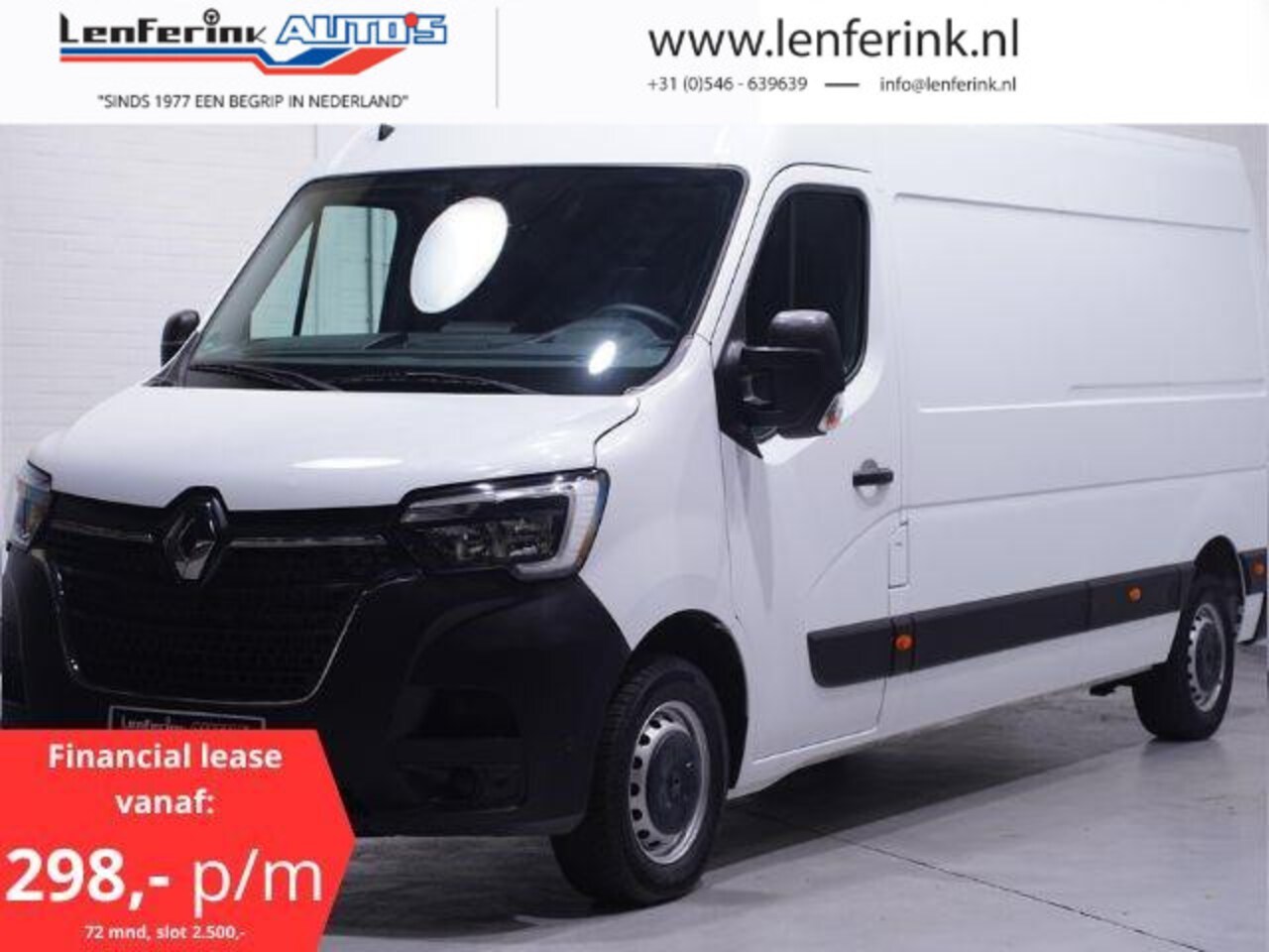 Renault Master - 2.3 DCI 135 pk L3H2 Airco, Cruise Control Laadruimte Pakket, PDC achter, 3-Zits, Slechts 1 - AutoWereld.nl