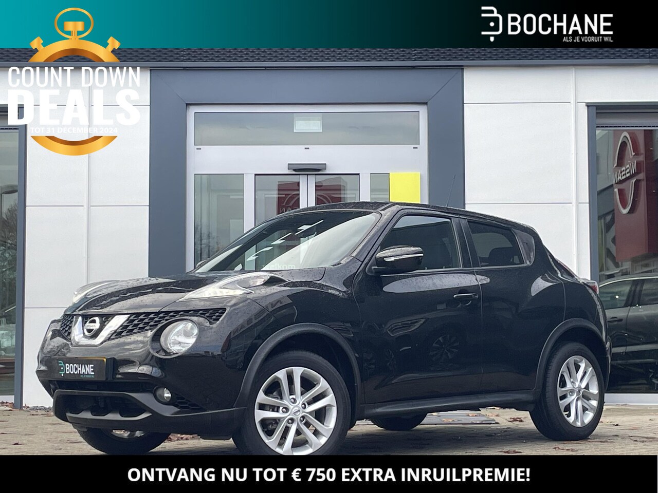 Nissan Juke - 1.6 CVT N-Connecta | Stoelverwarming | Trekhaak - AutoWereld.nl