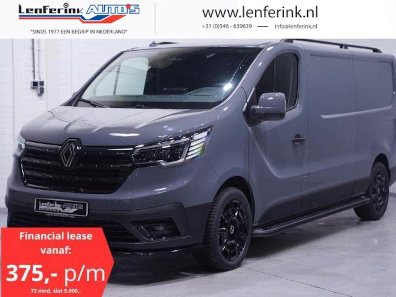 Renault Trafic - 2.0 DCi 130 pk Black&Grey Edition L2 Airco, Camera, 18" LMV, LED Koplampen, Spoilers V+A, - AutoWereld.nl