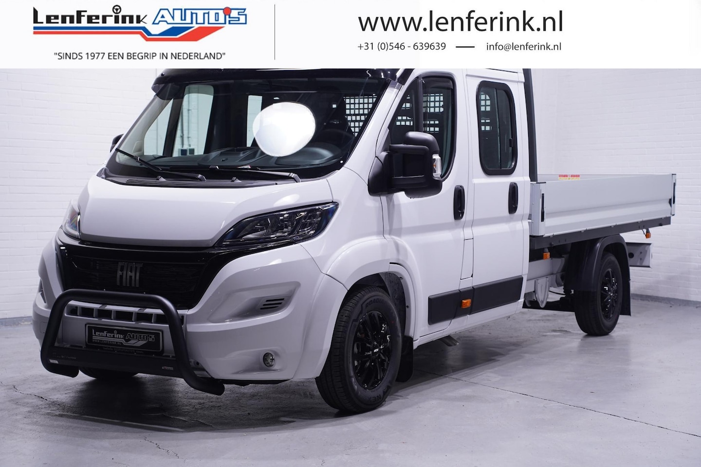 Fiat Ducato - 2.2 Mjet 140 pk Dubbel Cabine 7p Black&White Edition, Airco, Cruise Control, Bullbar, LxBx - AutoWereld.nl