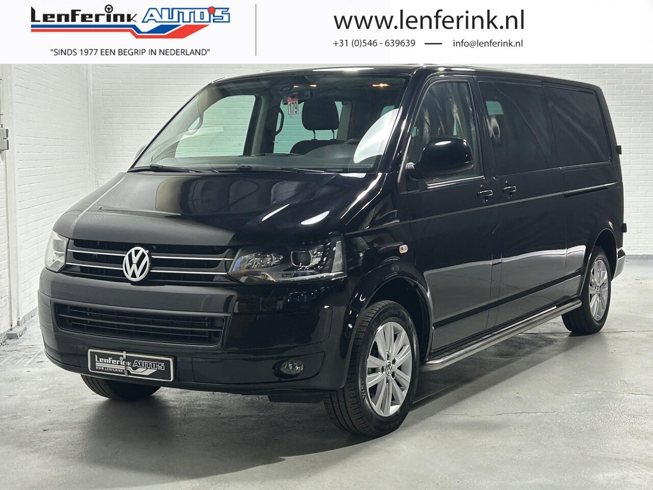 Volkswagen Transporter - 2.0 TDI 180 pk DSG Dubbel Cabine 4x4 Navi, Schuif/kanteldak, 2x Schuifdeur, Xenon, Trekhaa - AutoWereld.nl