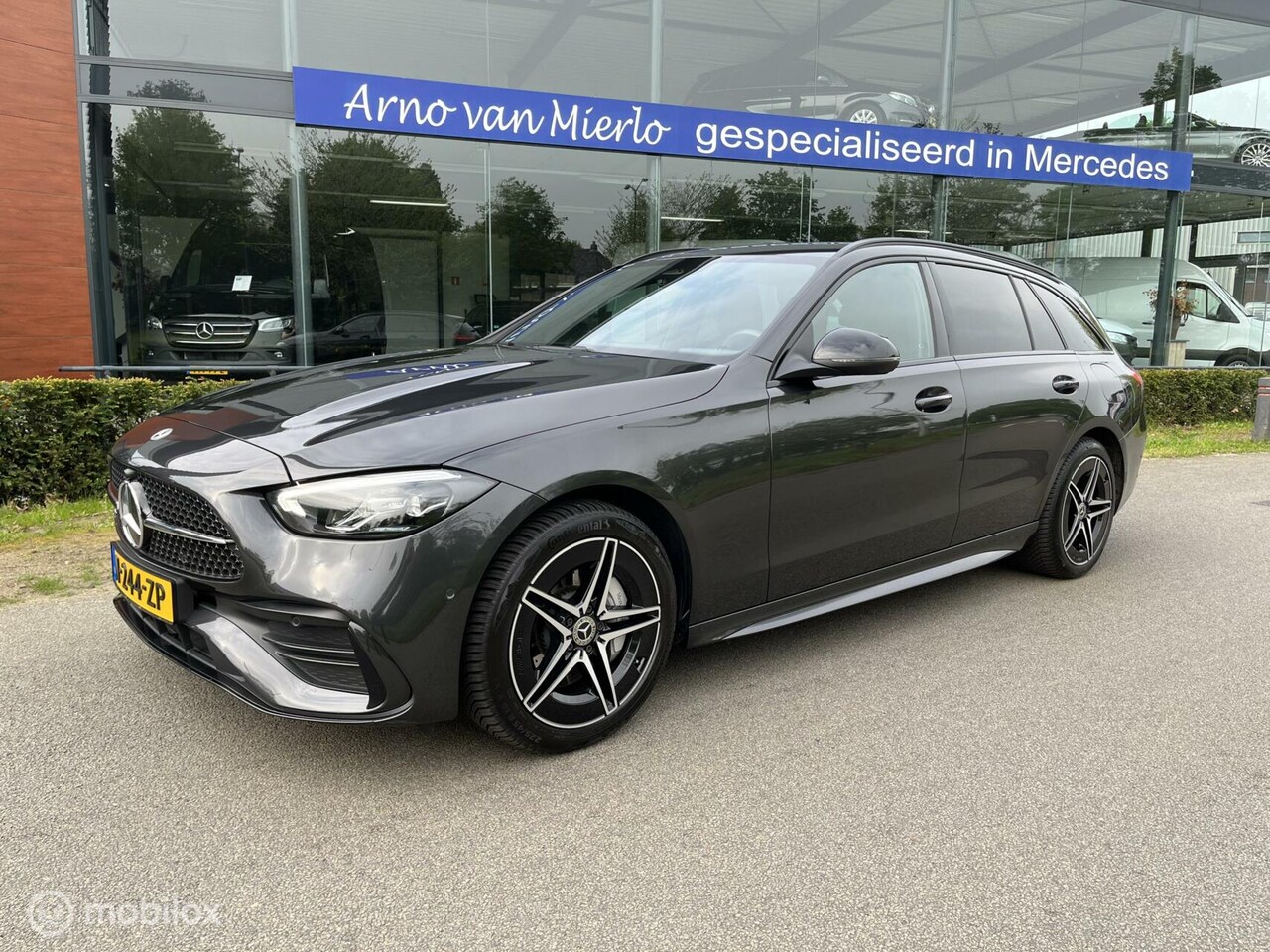 Mercedes-Benz C-klasse Estate - 300 e INCL BTW AMG Line Dodehoek, sfeerverlichting, - AutoWereld.nl