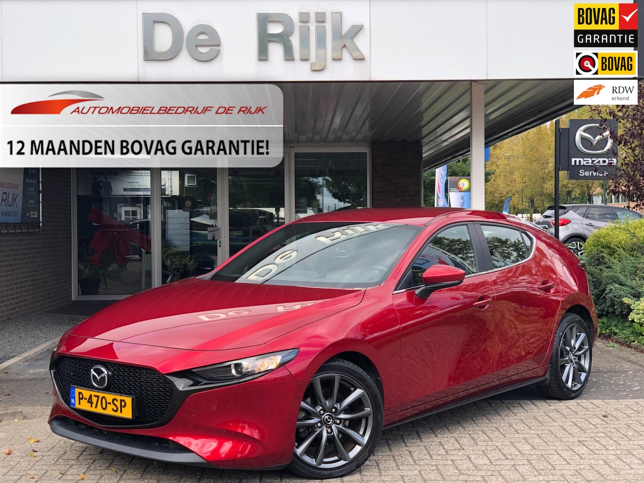 Mazda 3 - 2.0 SkyActiv-G 122 Comfort | ACC, 18'' LMV, Navi, Camera, Stoel+Stuurverw., Climate | Deal - AutoWereld.nl