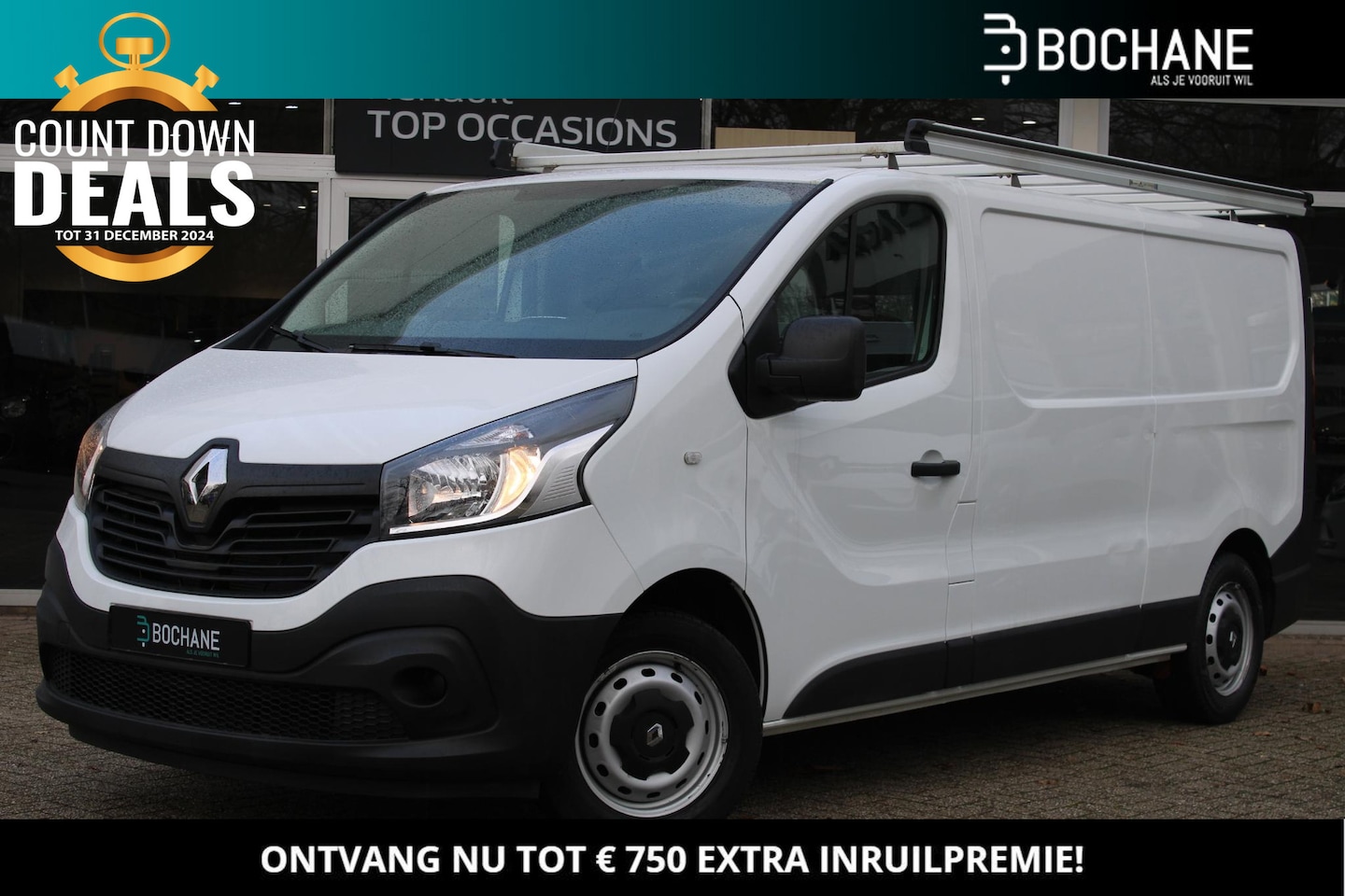 Renault Trafic - 1.6 dCi 120 T29 L2H1 Comfort Trekhaak | Navigatiesysteem | Cruise Control | Imperiaal - AutoWereld.nl