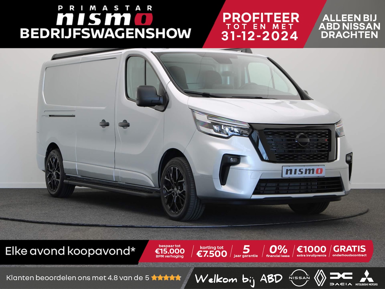 Nissan Primastar - 2.0 dCi 130pk L2H1 Nismo+ | 0% Financial lease | 5 jaar fabrieksgarantie | - AutoWereld.nl