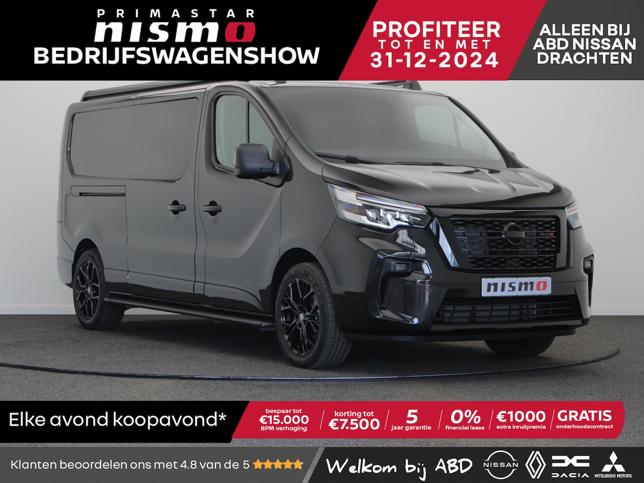 Nissan Primastar - 2.0 dCi 170pk DCT L2H1 Nismo+ | 0% Financial lease | 5 jaar fabrieksgarantie | - AutoWereld.nl