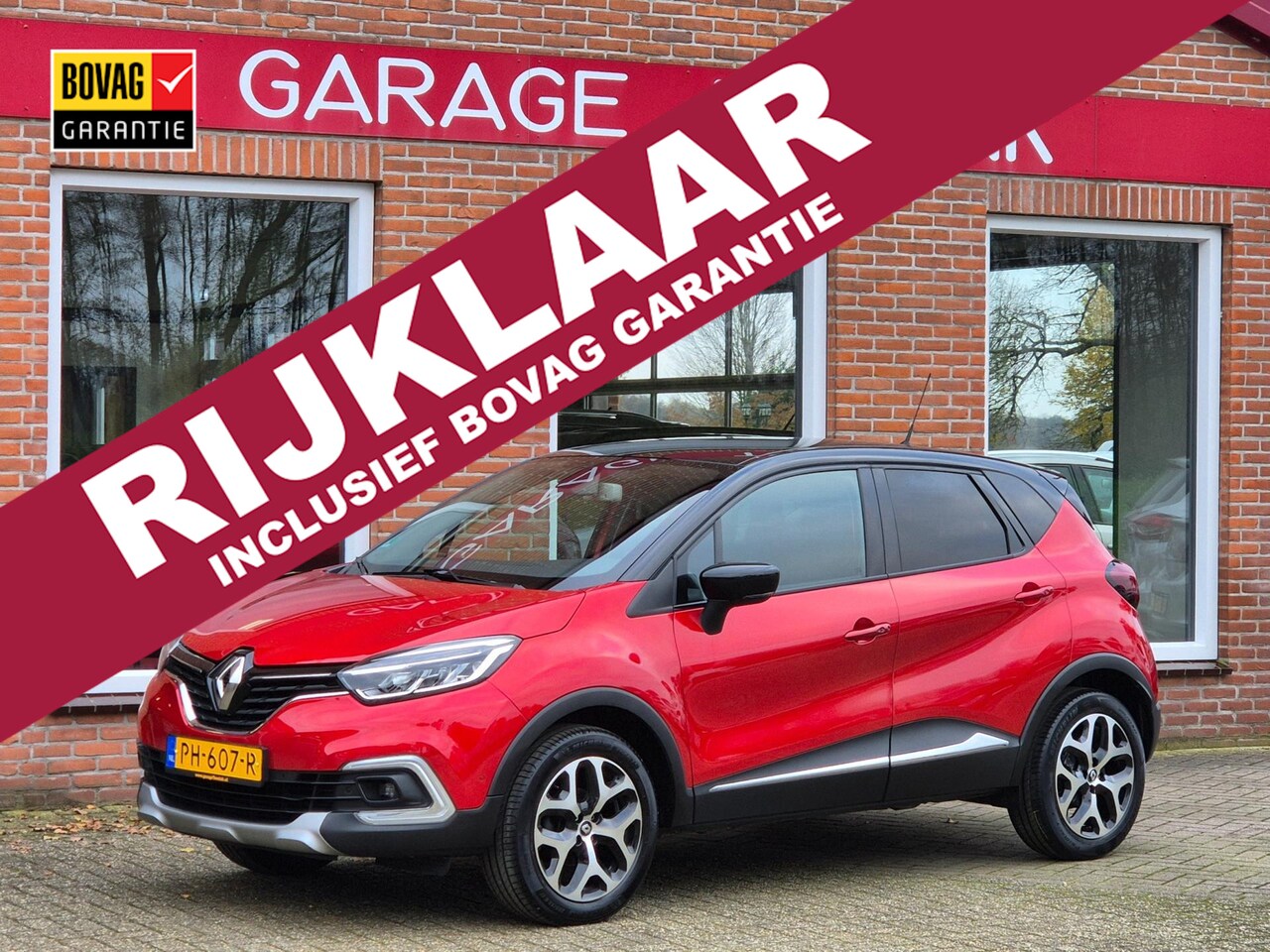 Renault Captur - 0.9 TCe Intens 90PK 5drs clima, cruise, navi, pdc, camera, trekhaak RIJKLAAR - AutoWereld.nl