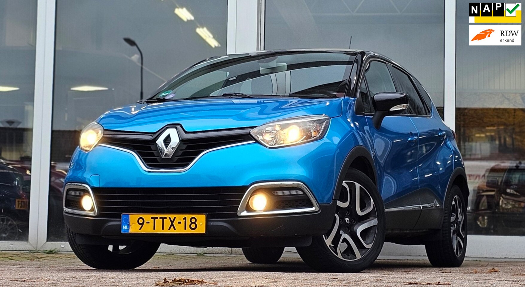 Renault Captur - 0.9 TCe Dynamique 2e Eigenaar Trekhaak Achterruitrijcamera Mooi! - AutoWereld.nl