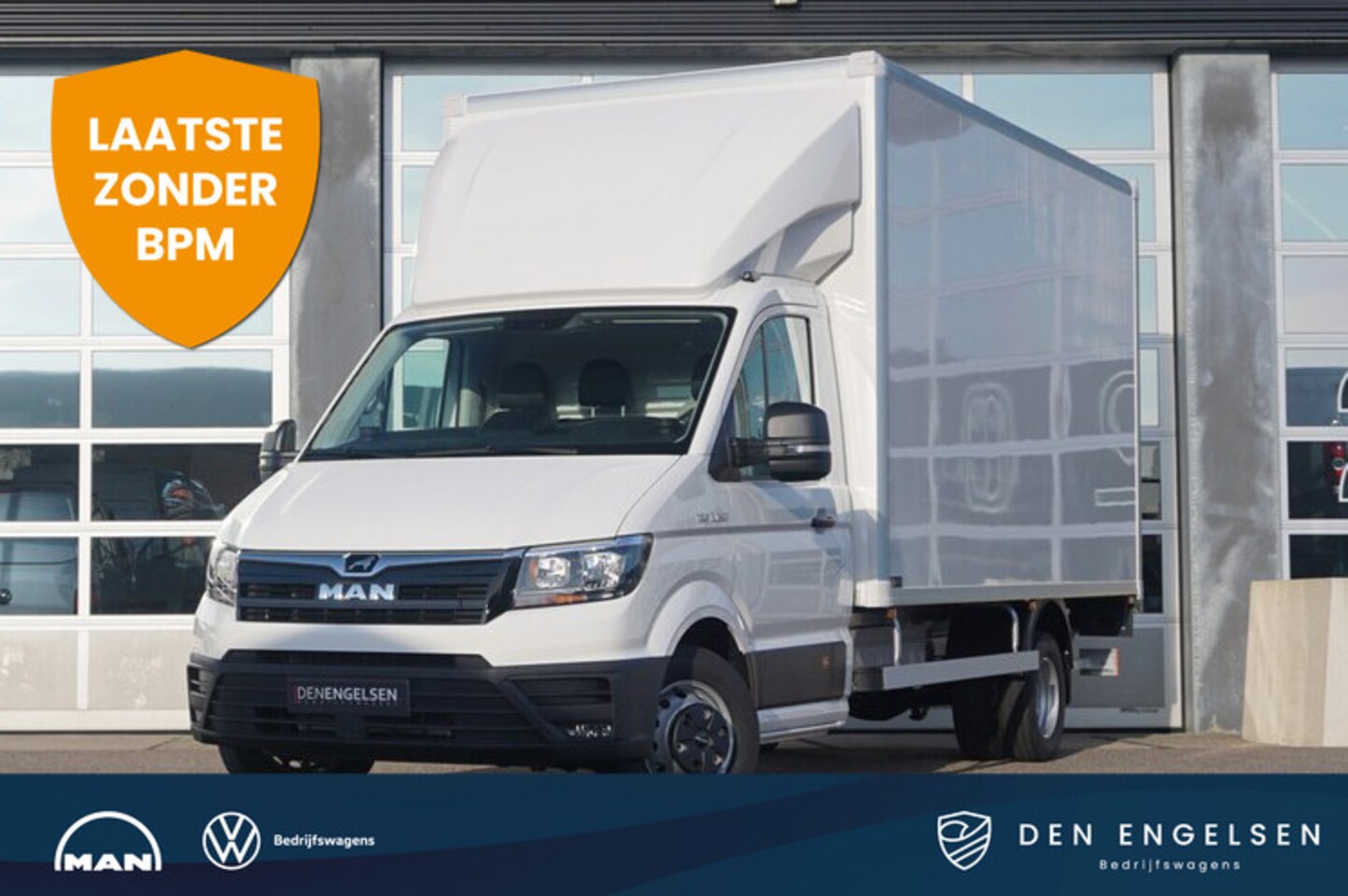 MAN TGE - | 5.160 | 2.0 TDI 164PK | L4 | 3,5T TERUGGEKEURD | 3,5T TREKHAAK | BAKWAGEN L4.40m B2.11m - AutoWereld.nl