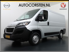 Peugeot Boxer - 333 2.0 BlueHDI 111pk L1H1 3Persoons Airco Camera Trekhaak Schuifdeur-R. Betonplex Lat-Om