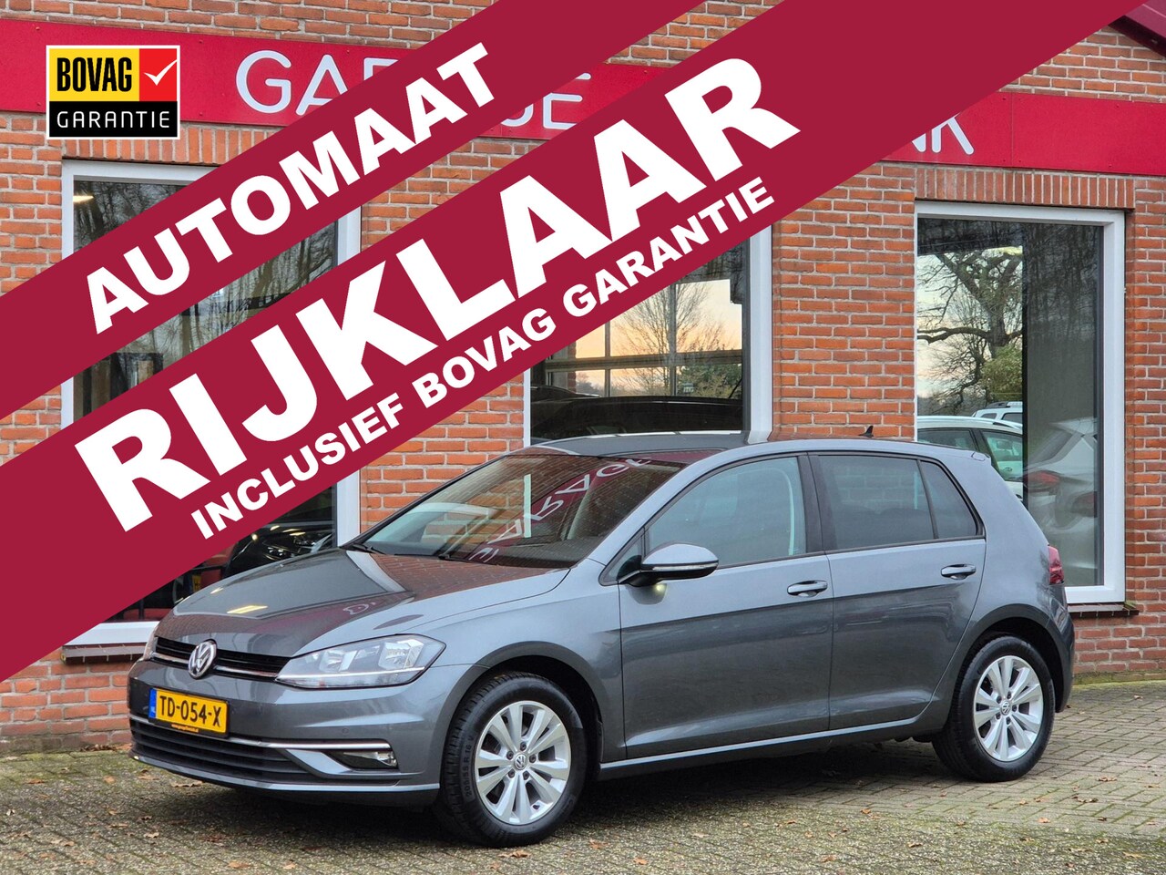 Volkswagen Golf - 1.0 TSI Comfortline Business 110PK 5drs AUTOMAAT clima, adapt. cruise, navi, carplay RIJKL - AutoWereld.nl