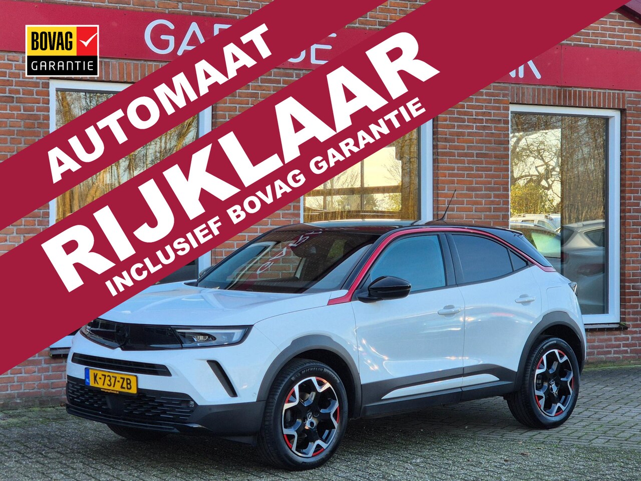 Opel Mokka - 1.2 Turbo GS Line 131PK 5drs AUTOMAAT clima, adap.cruise, navi, carplay, dab RIJKLAAR - AutoWereld.nl